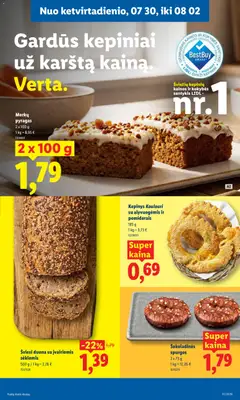 LIDL leidinys galioja nuo 2026.07.27 | Puslapis: 37 | Prekių: Pyragas, Duona