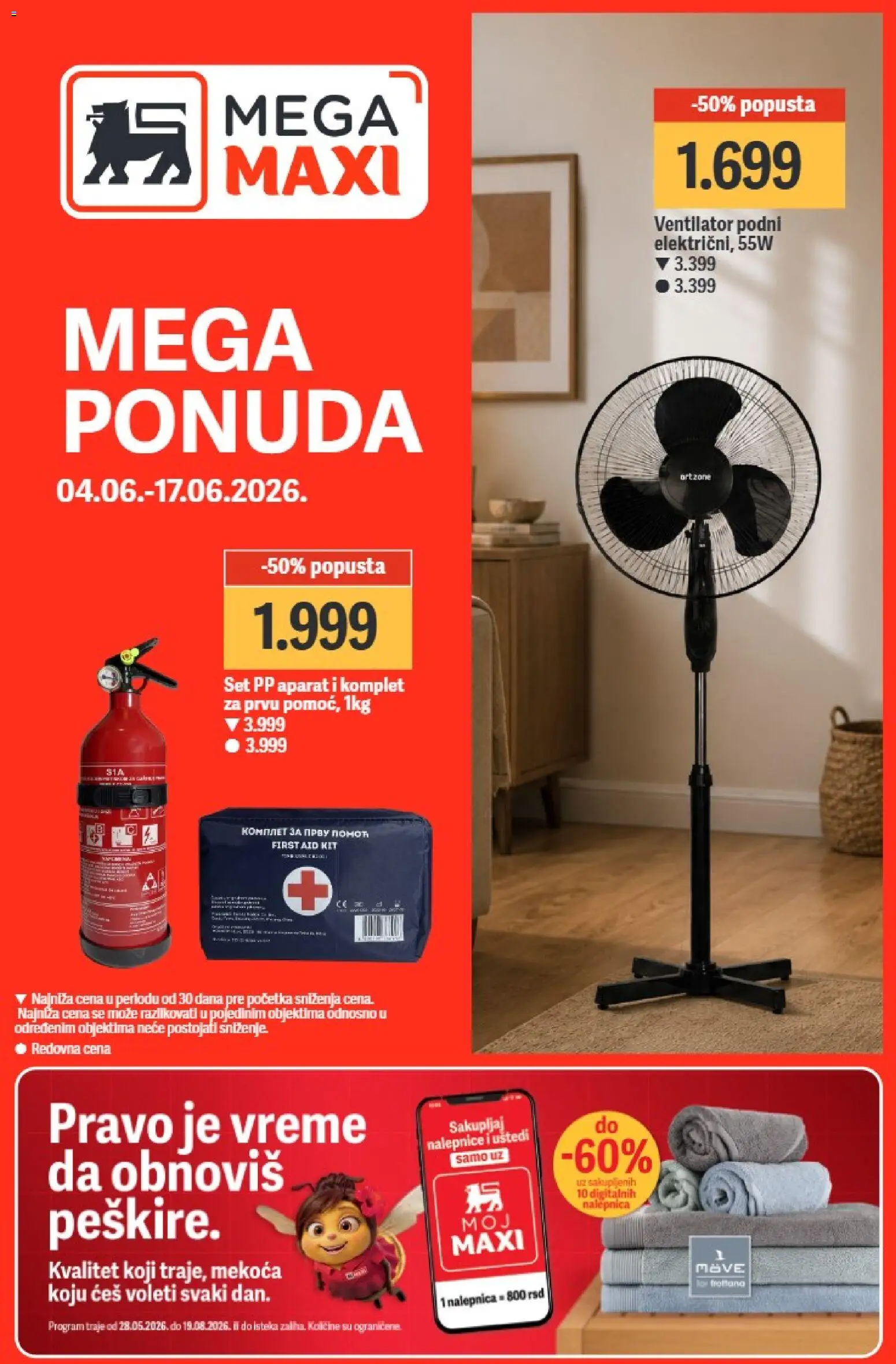 Mega Maxi katalog - važi od 04.06.2026 | Strana: 1 | Proizvode: Ventilator