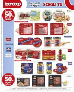Anteprima del volantino Ipercoop volantino valido a partire dal 07.05.2026 | Pagina: 2 | Prodotti: Pizza, Riso, Pomodoro, Tonno