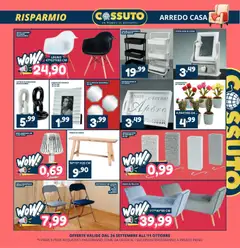 Anteprima del volantino Cossuto volantino valido a partire dal 24/09/2026 | Pagina: 7 | Prodotti: Porta, Fermaporta, Sedia, Decorazione