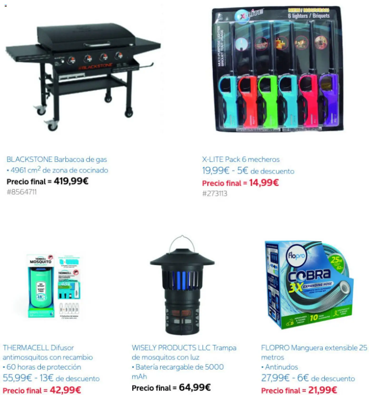 Costco catálogo │ válido desde el 04.05.2026 | Página: 9 | Productos: Manguera, Barbacoa, Batería