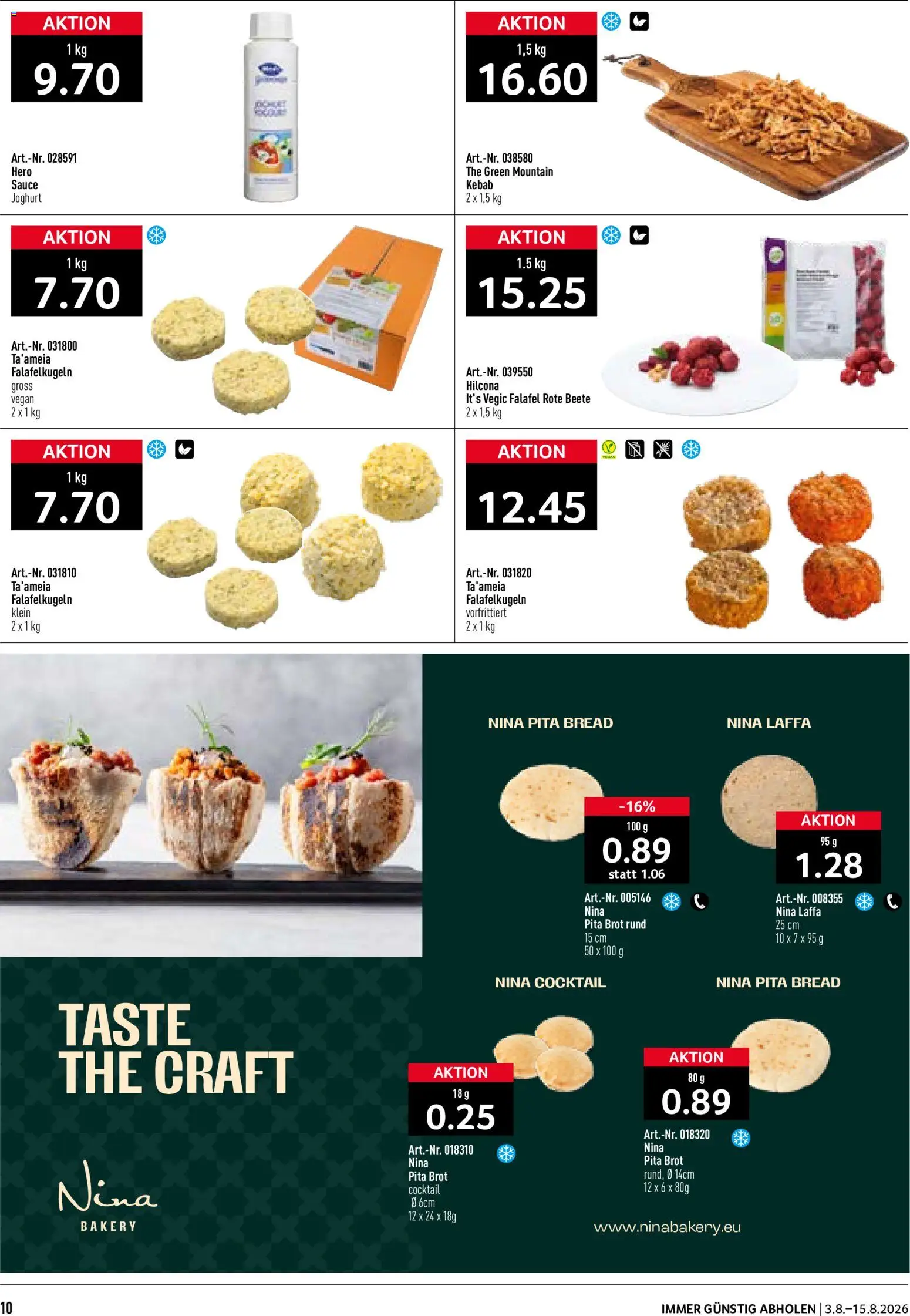 Prodega aktionen Sonne des Südens – gültig ab 03.08.2026 | Seite: 10 | Produkte: Joghurt, Brot