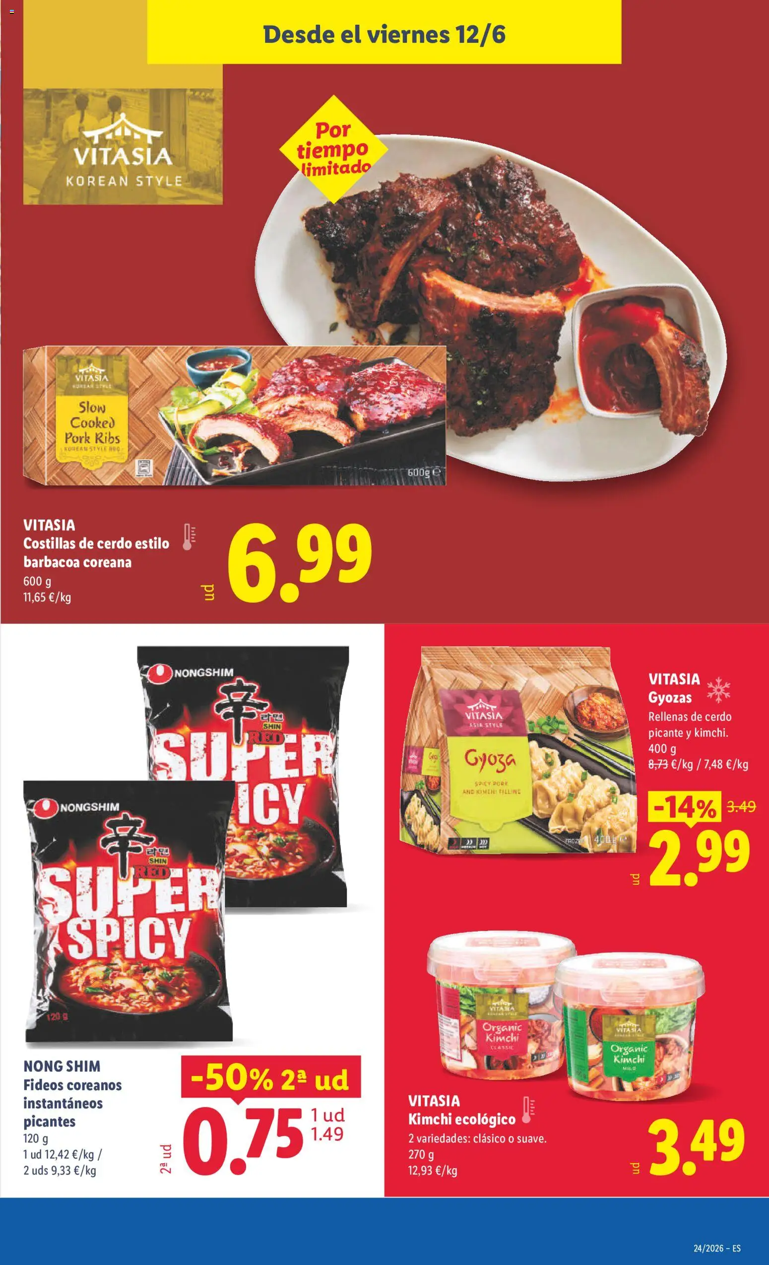Lidl folleto │ válido desde el 08.06.2026 | Página: 33 | Productos: Cerdo, Fideos, Barbacoa