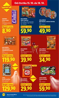 Náhled letáku Lidl leták od 15.10.2026 | Strana: 36 | Produkty: Bonbóny, Houbičky, Marshmallows, Cola