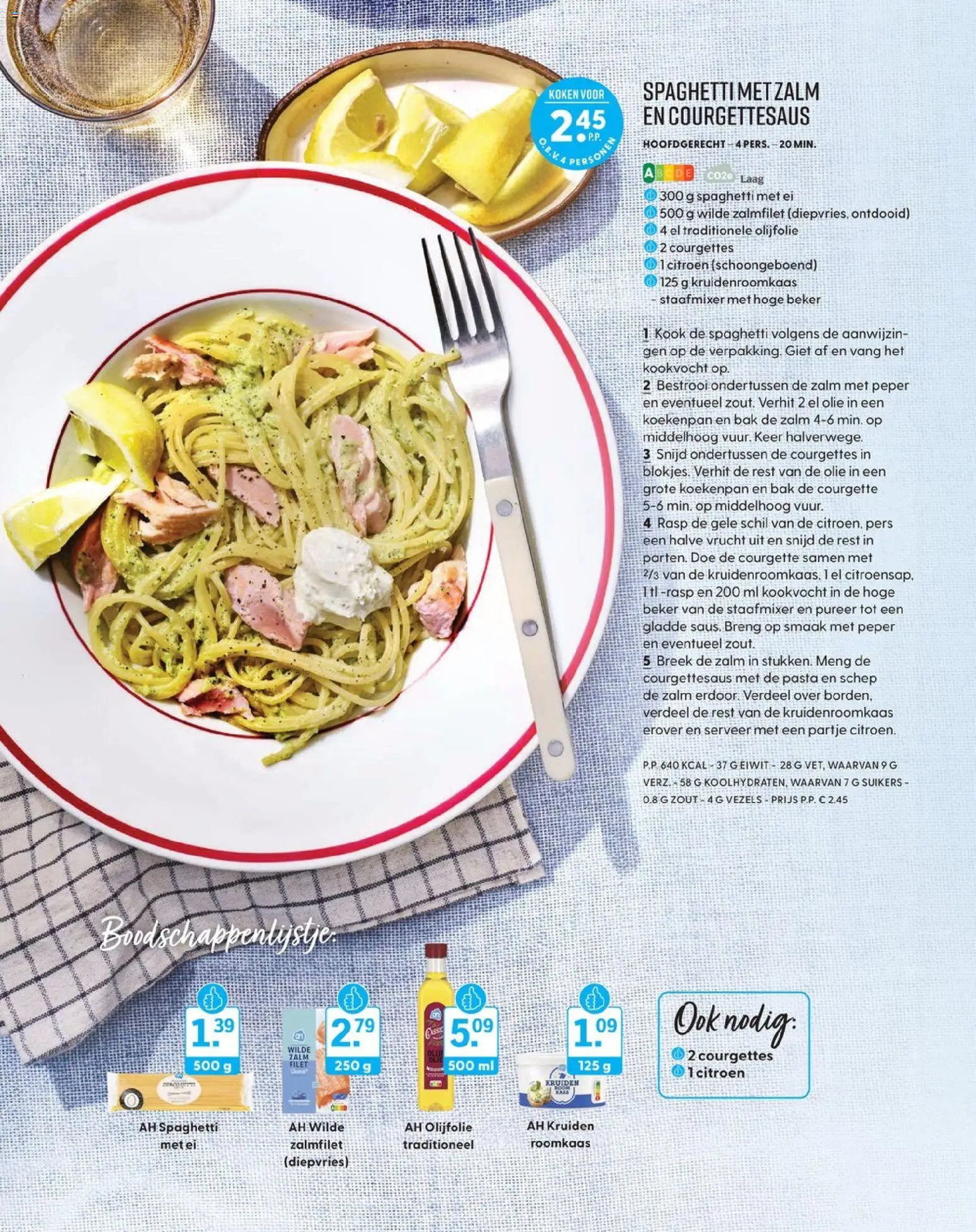 {H1} | Pagina: 76 | Producten: Zalm, Roomkaas, Kruiden, Zout