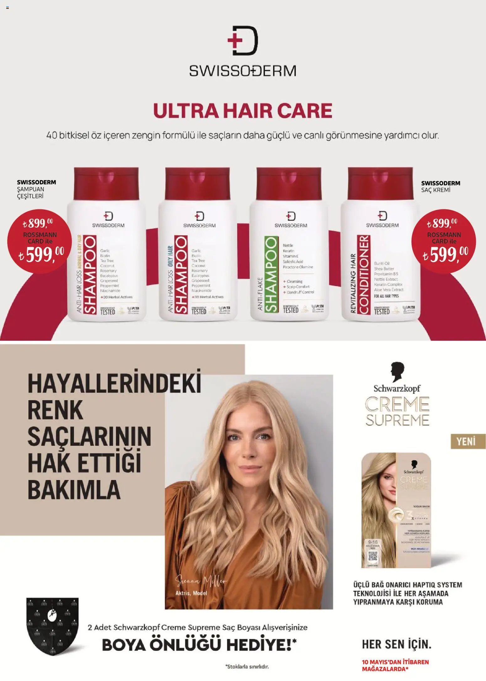 Rossmann - Mayıs Kişisel Bakım Kataloğu - 30.04.2026 tarihinden itibaren geçerlidir | Sayfa: 9 | Ürünler: Şampuan, Saç Kremi