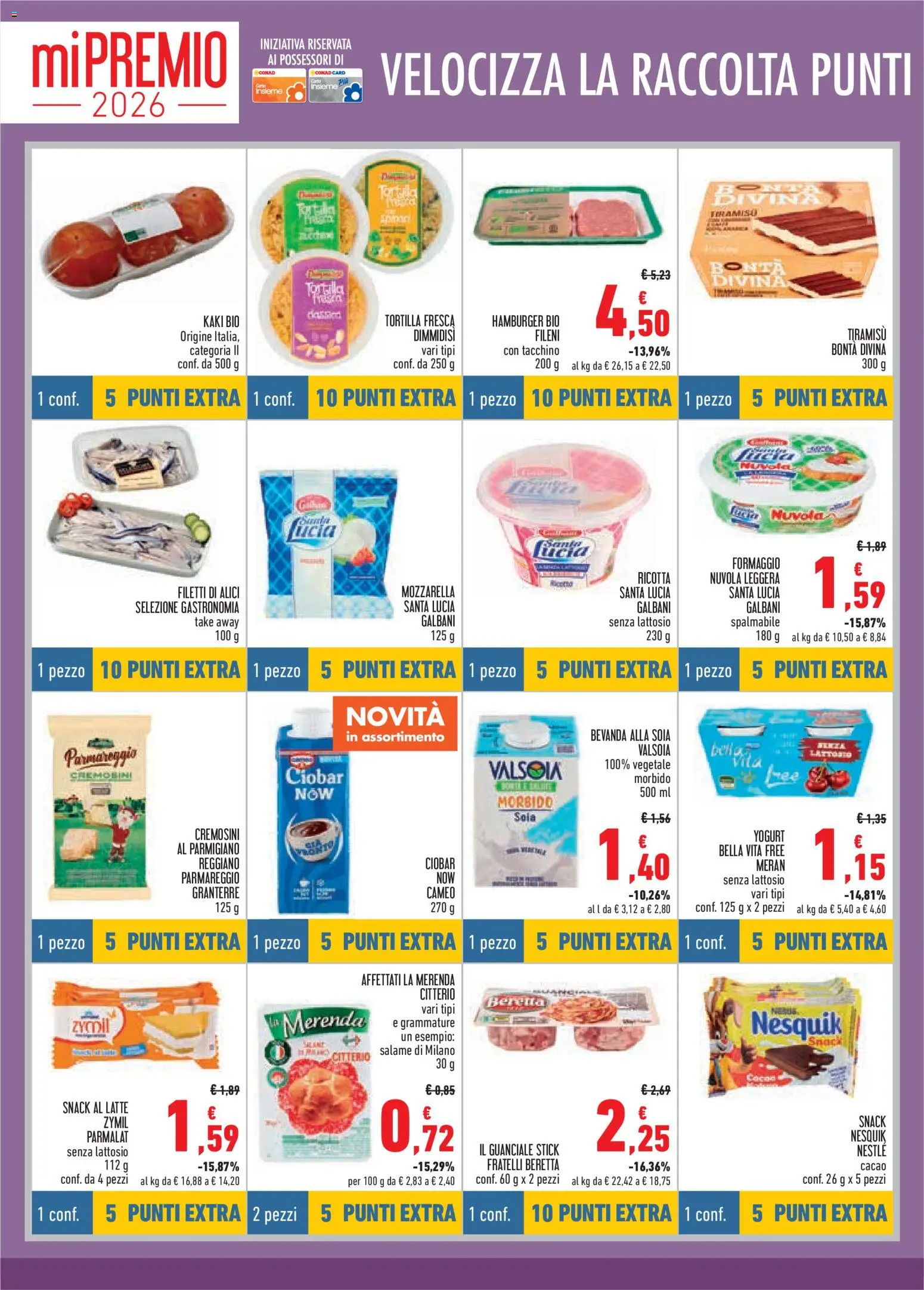 Volantino Conad del 07/10/2026 | Pagina: 8 | Prodotti: Cacao, Parmigiano reggiano, Parmigiano, Guanciale