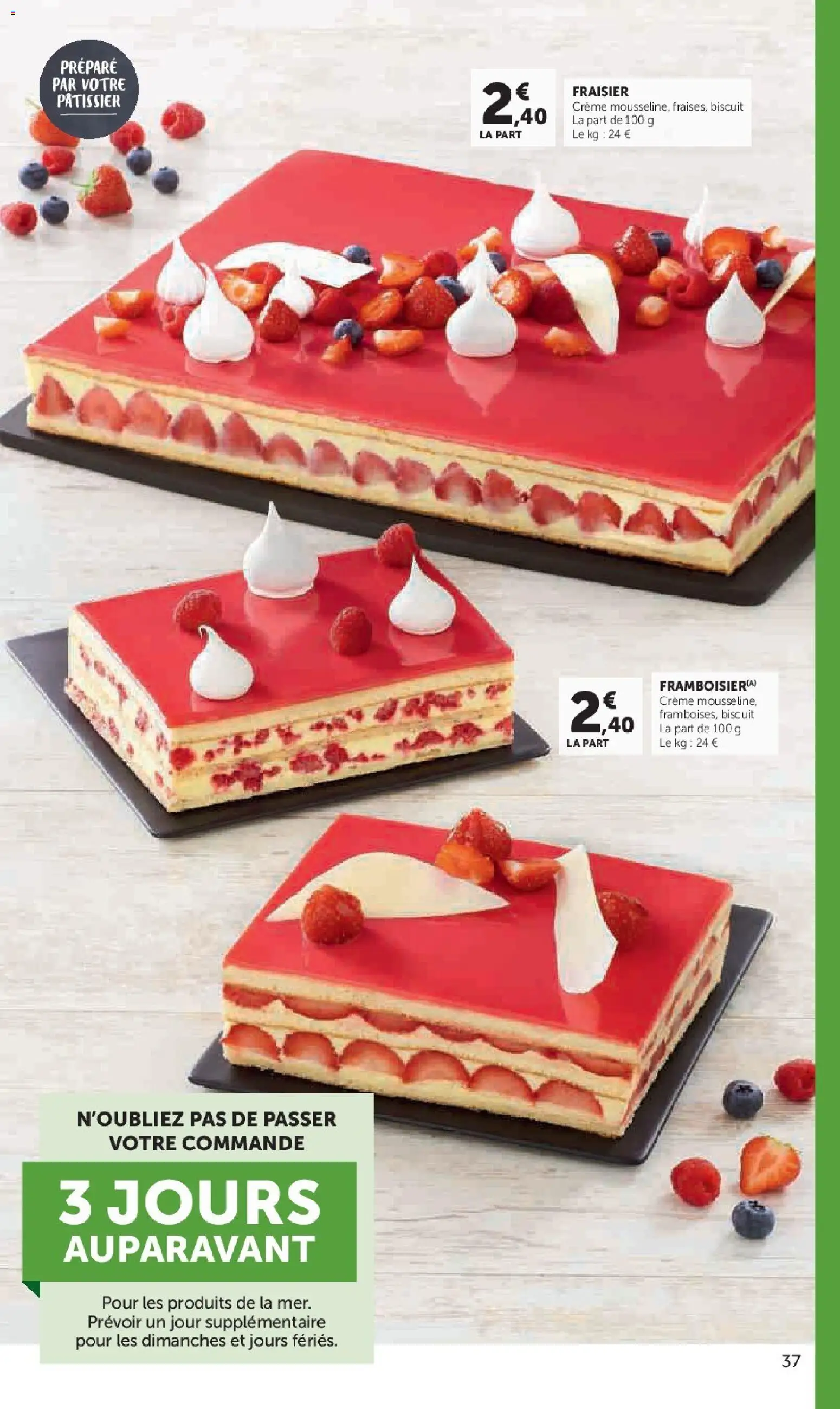 {H1} | Page: 37 | Produits: Fraisier, Crème