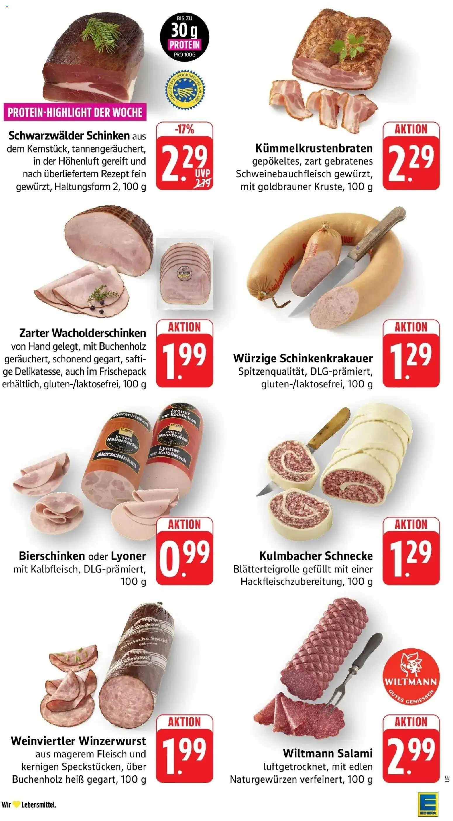 Edeka Prospekt Heilbronn-Sontheim (ab 19.10.2026) » Angebote Online | Seite: 11 | Produkte: Salami, Schinken, Fleisch