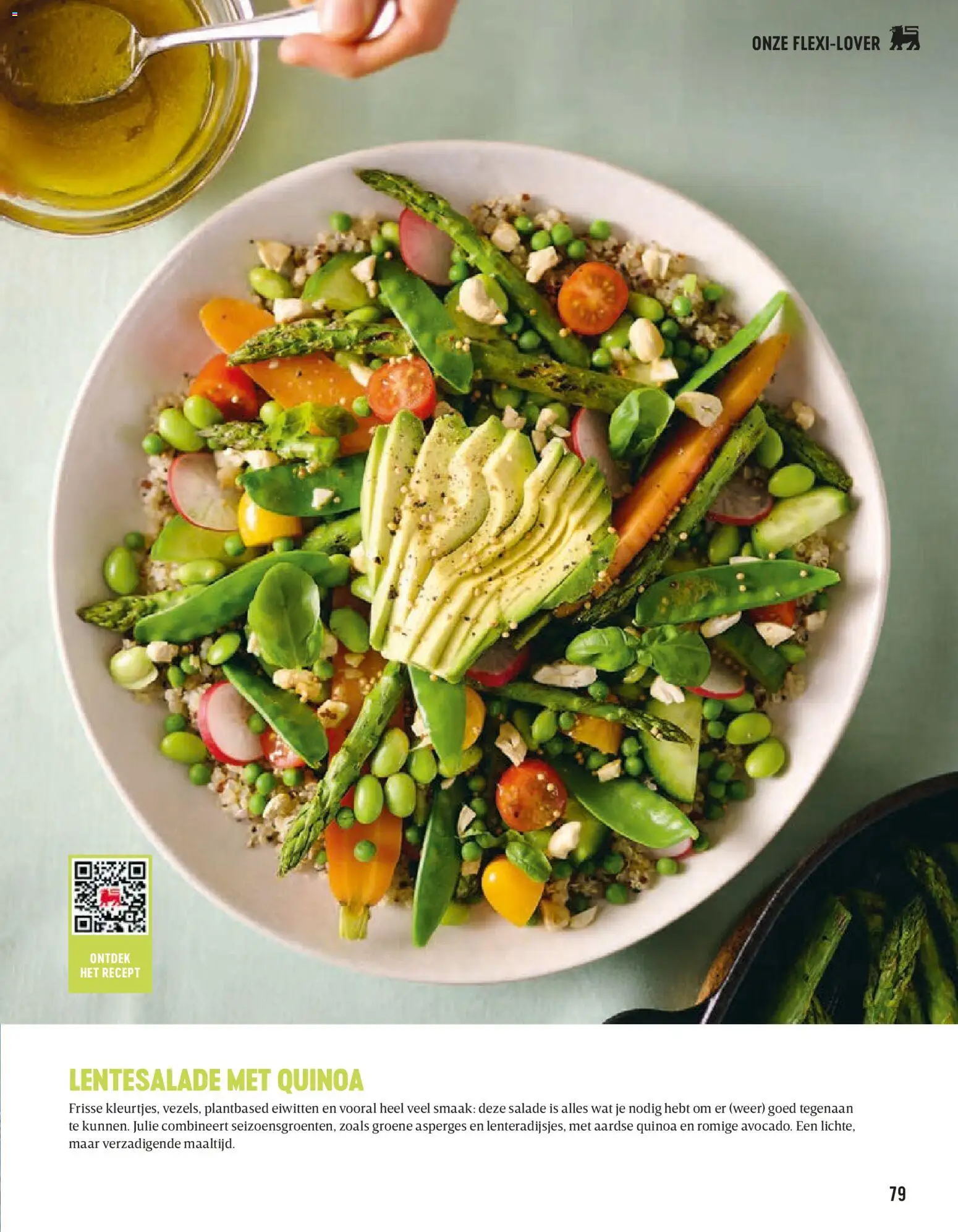 {H1} | Pagina: 79 | Producten: Salade, Quinoa, Asperges