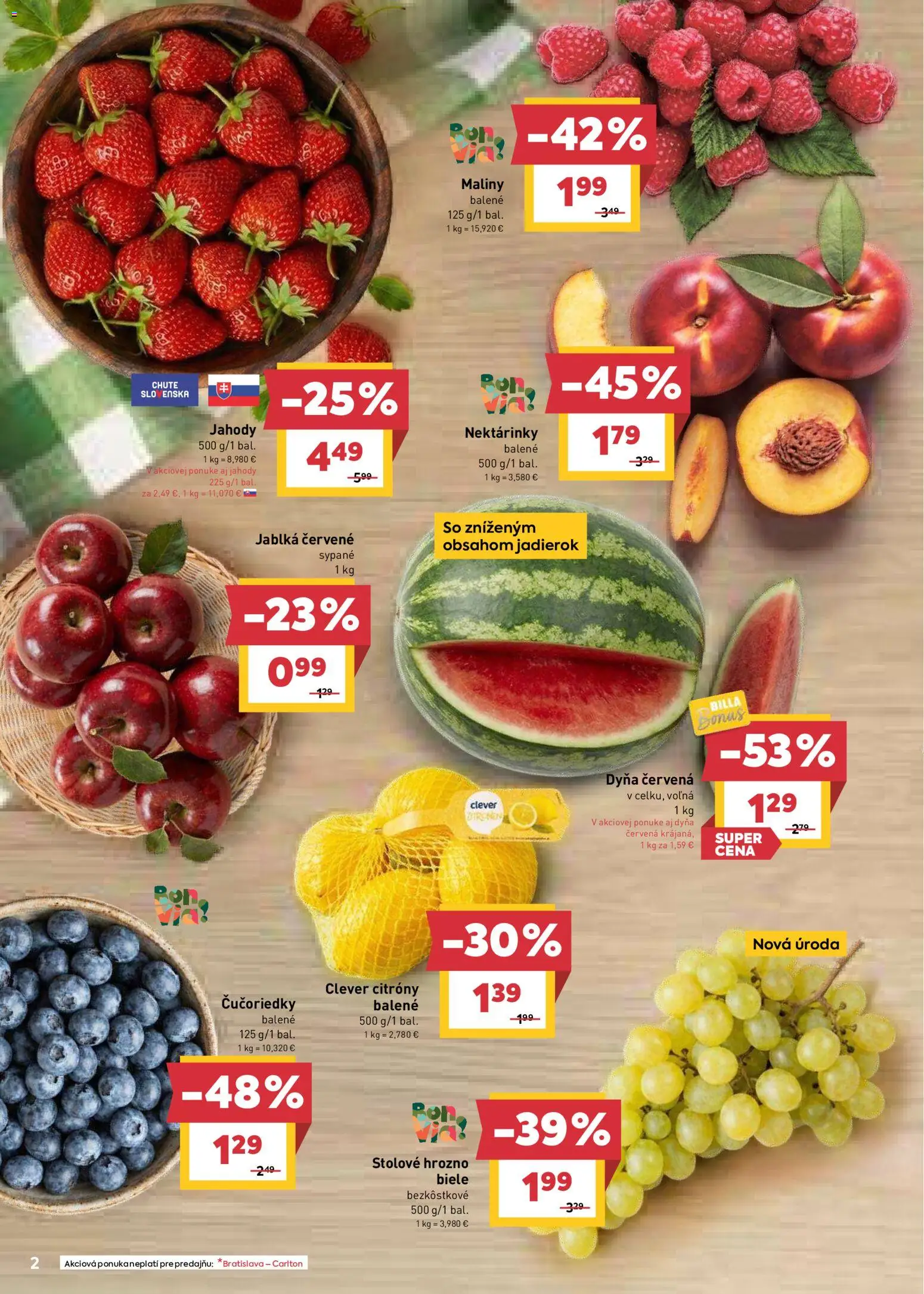 Nové Billa akcie – leták je platný od 03.06.2026 | Strana: 2