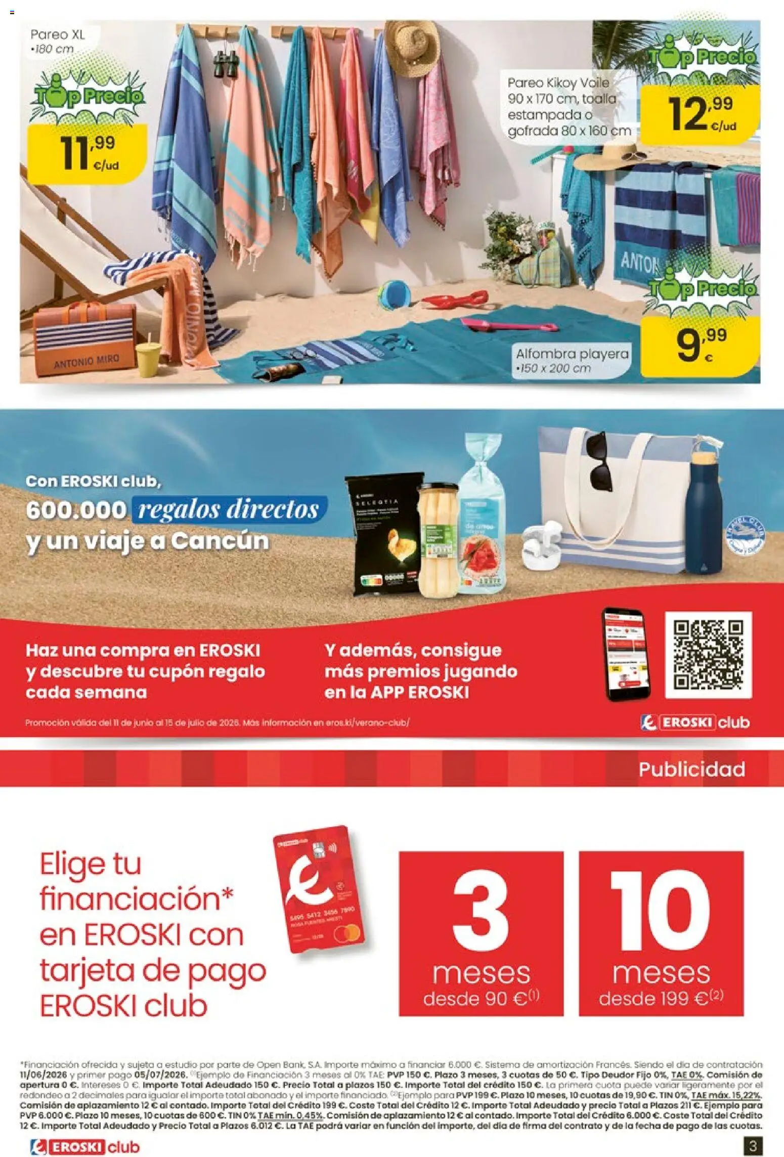 Eroski Oh! Oferta Pontevedra │ válido desde el 11.06.2026 | Página: 3 | Productos: Alfombra
