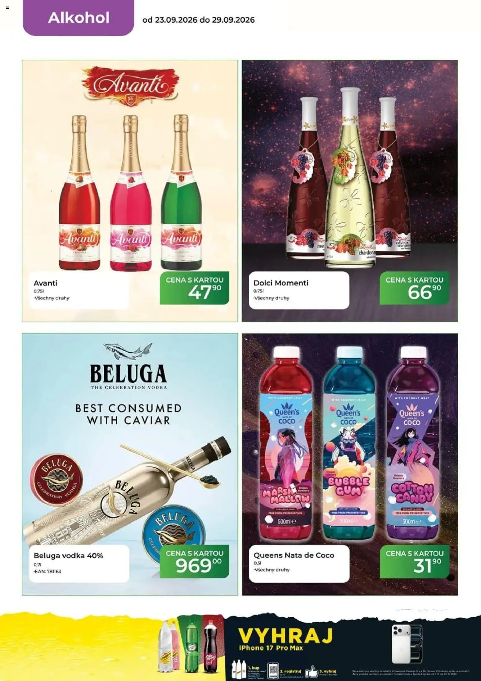 Tamda Foods leták od 23.09.2026 | Strana: 16 | Produkty: Vodka, Iphone, Beluga vodka, Alkohol