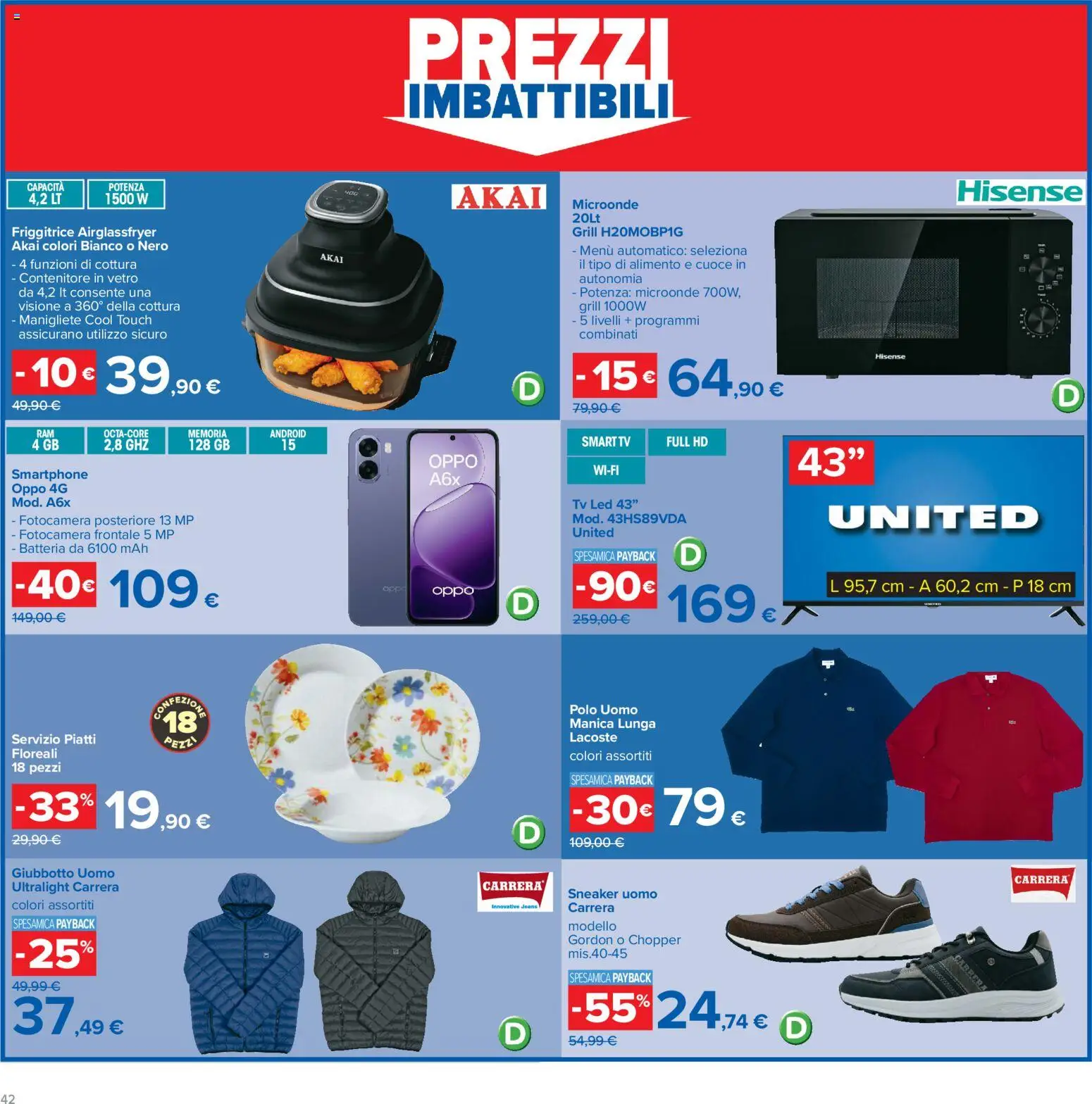 Volantino Carrefour del 29/09/2026 | Pagina: 42