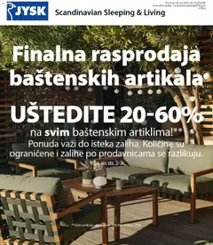 Jysk katalog - pregled Jysk kataloga - važi od 29.07.2026