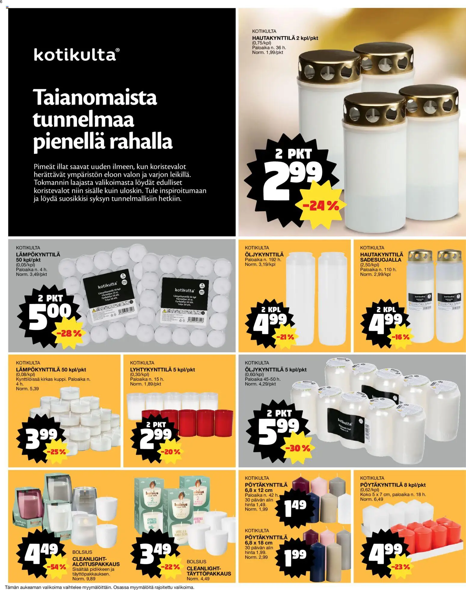 Tokmanni tarjoukset – voimassa 05/10/2026 alkaen | Sivu: 6