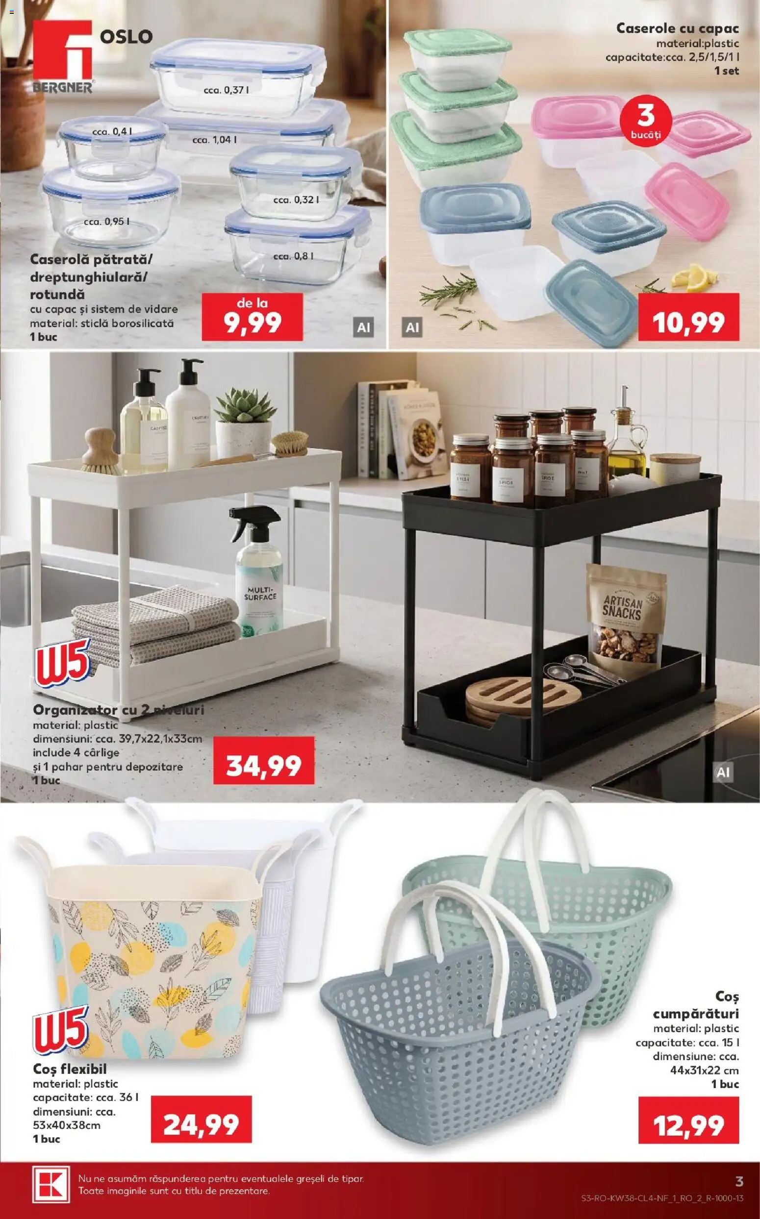 Kaufland RO akciós ujság - amely érvényes a következő dátumtól: 2026.09.16. | Oldal: 3