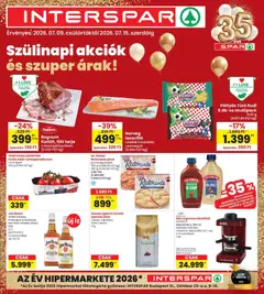 Interspar akciós újság - amely érvényes a következő dátumtól: 2026.07.09.