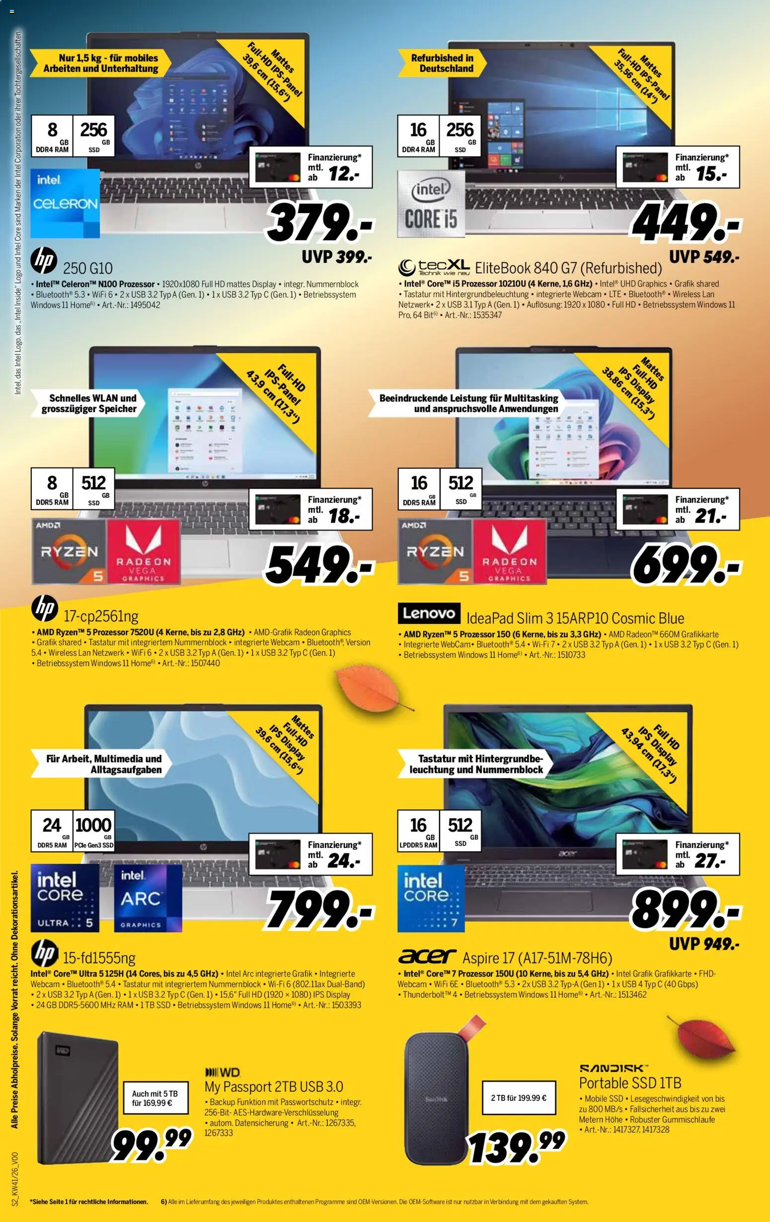Medimax Prospekt – gültig ab 03.10.2026 | Seite: 3 | Produkte: Lenovo, USB, Grafikkarte, Tastatur