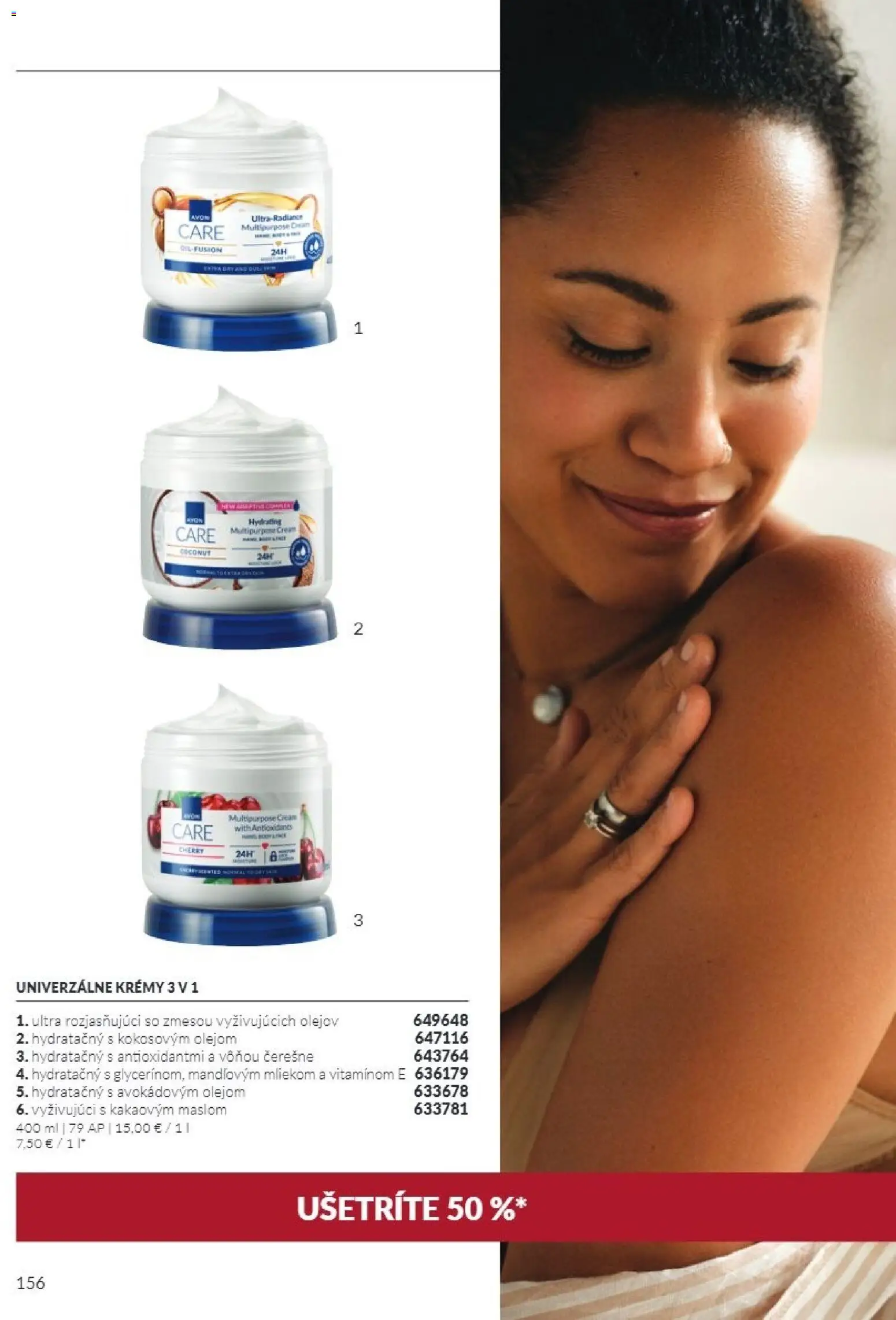 Nové Avon akcie – leták je platný od 01.11.2026 | Strana: 156 | Produkty: Čerešne