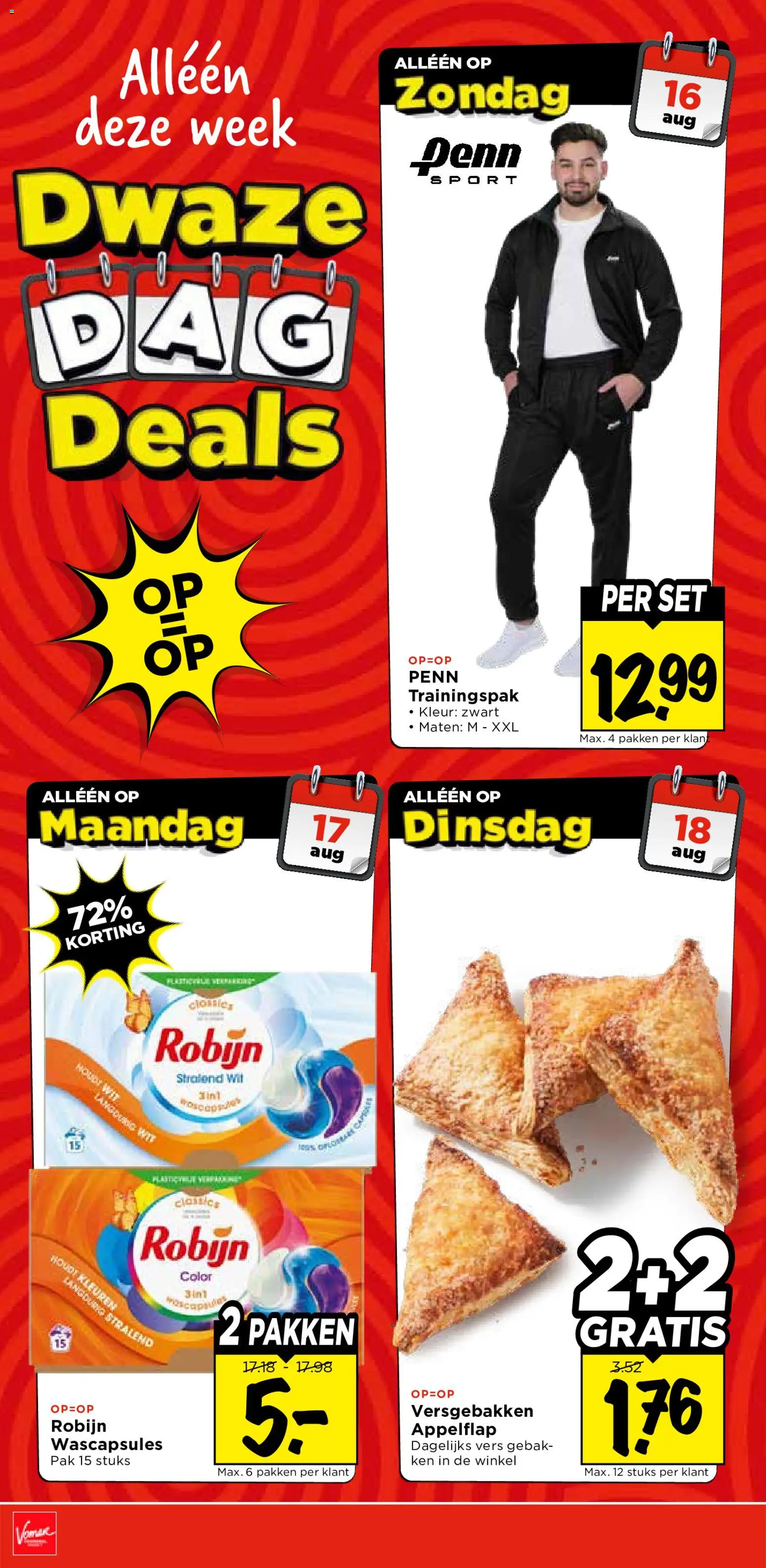 {H1} | Pagina: 2 | Producten: Robijn, Wascapsules, Gebak