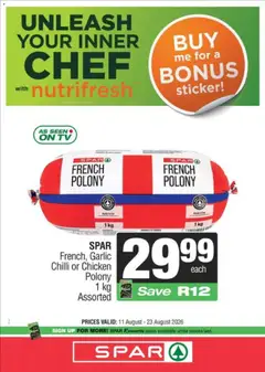 Spar specials catalogue – valid from 11/08/2026 | Page: 4