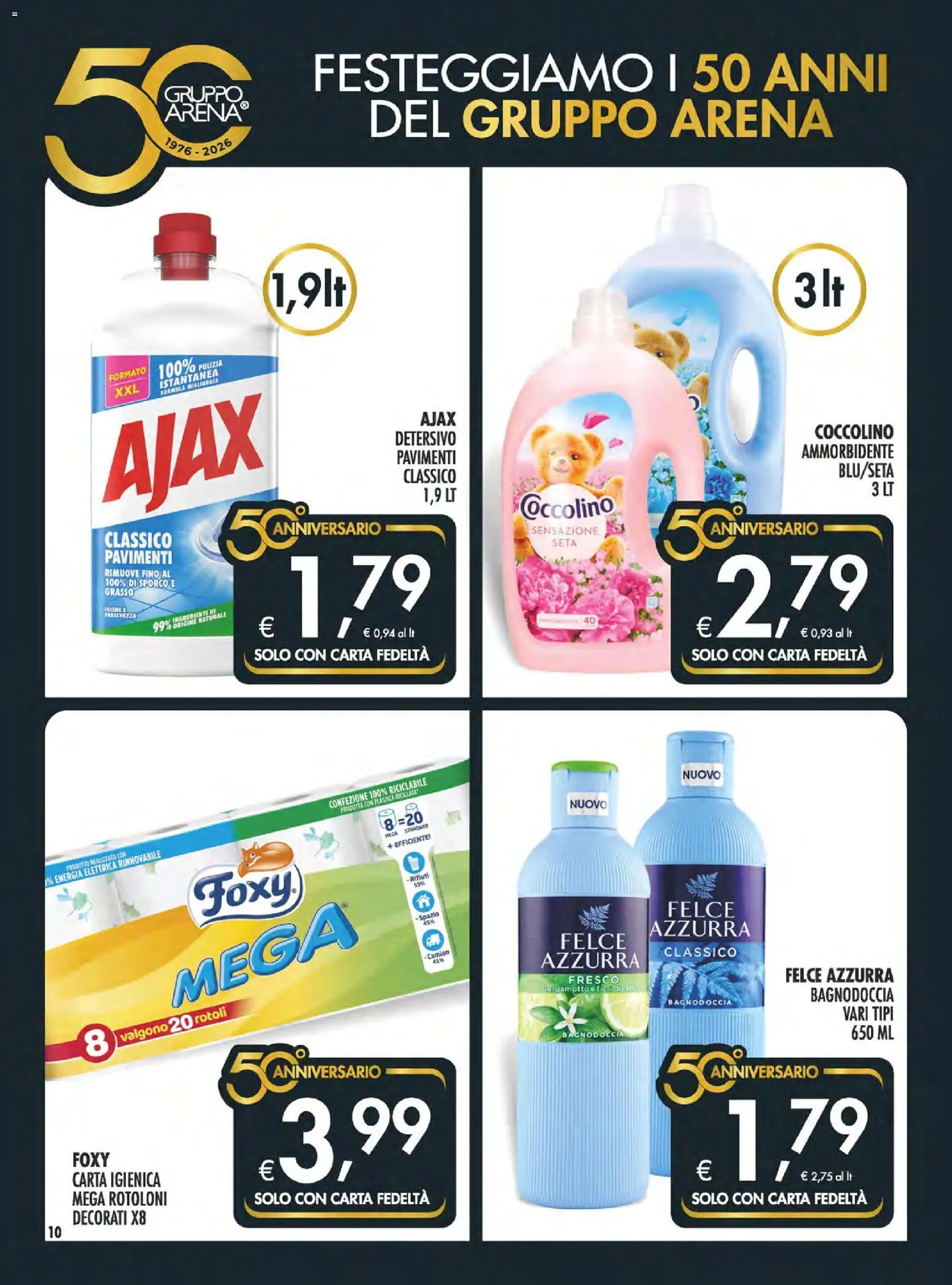 Volantino SuperConveniente del 21.05.2026 | Pagina: 10 | Prodotti: Carta igienica, Ammorbidente