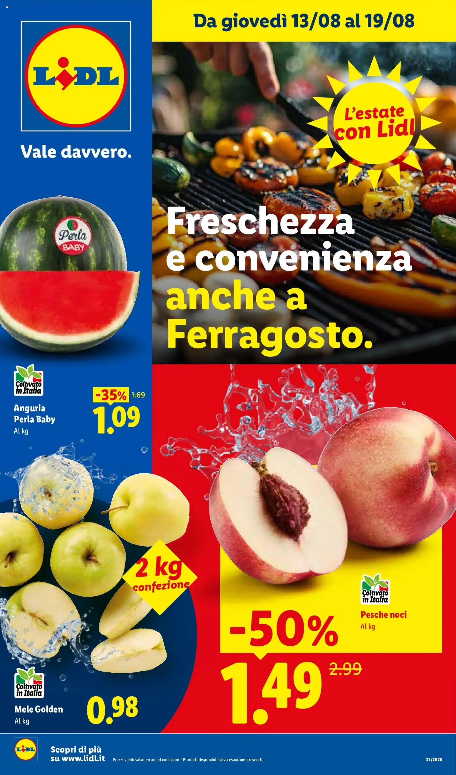 Volantino Lidl del 13/08/2026 | Pagina: 1