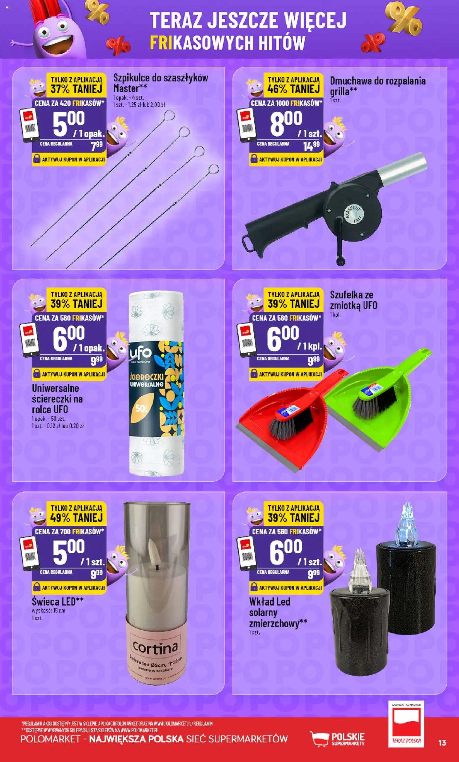 POLOmarket gazetka - Frikasowe Hity od 08.07.2026 | Strona: 13 | Produkty: Baterie