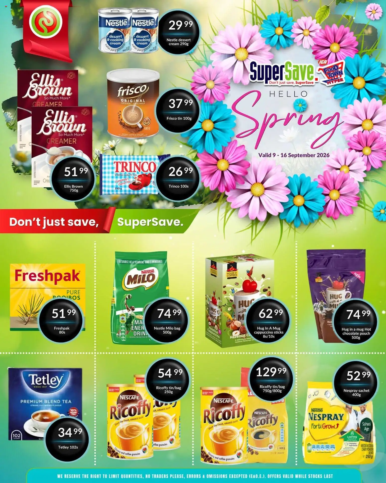 New Super Save catalogue – valid from 09/09/2026 | Page: 37 | Products: Hot chocolate, Creamer, Chocolate, Mug