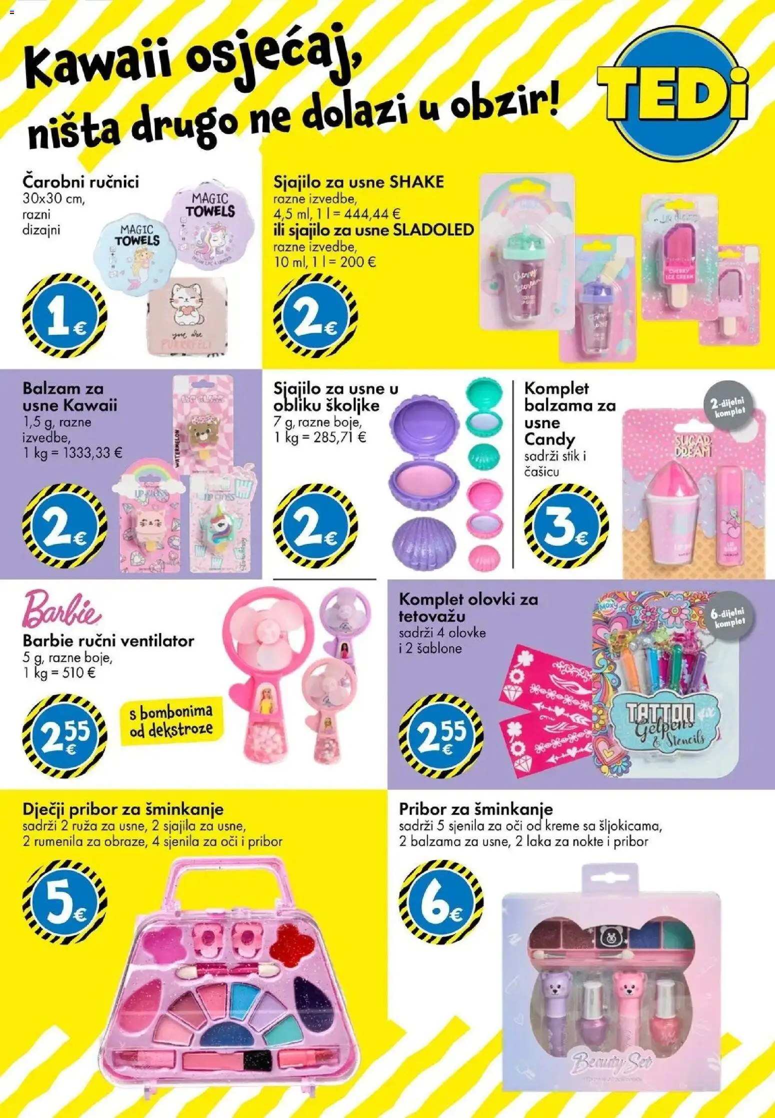 TEDi Katalog novi od 21.08.2026 na listanje > letak digitalni | Stranica: 16 | Proizvodi: Ventilator, Sjajilo za usne, Sladoled, Ruza