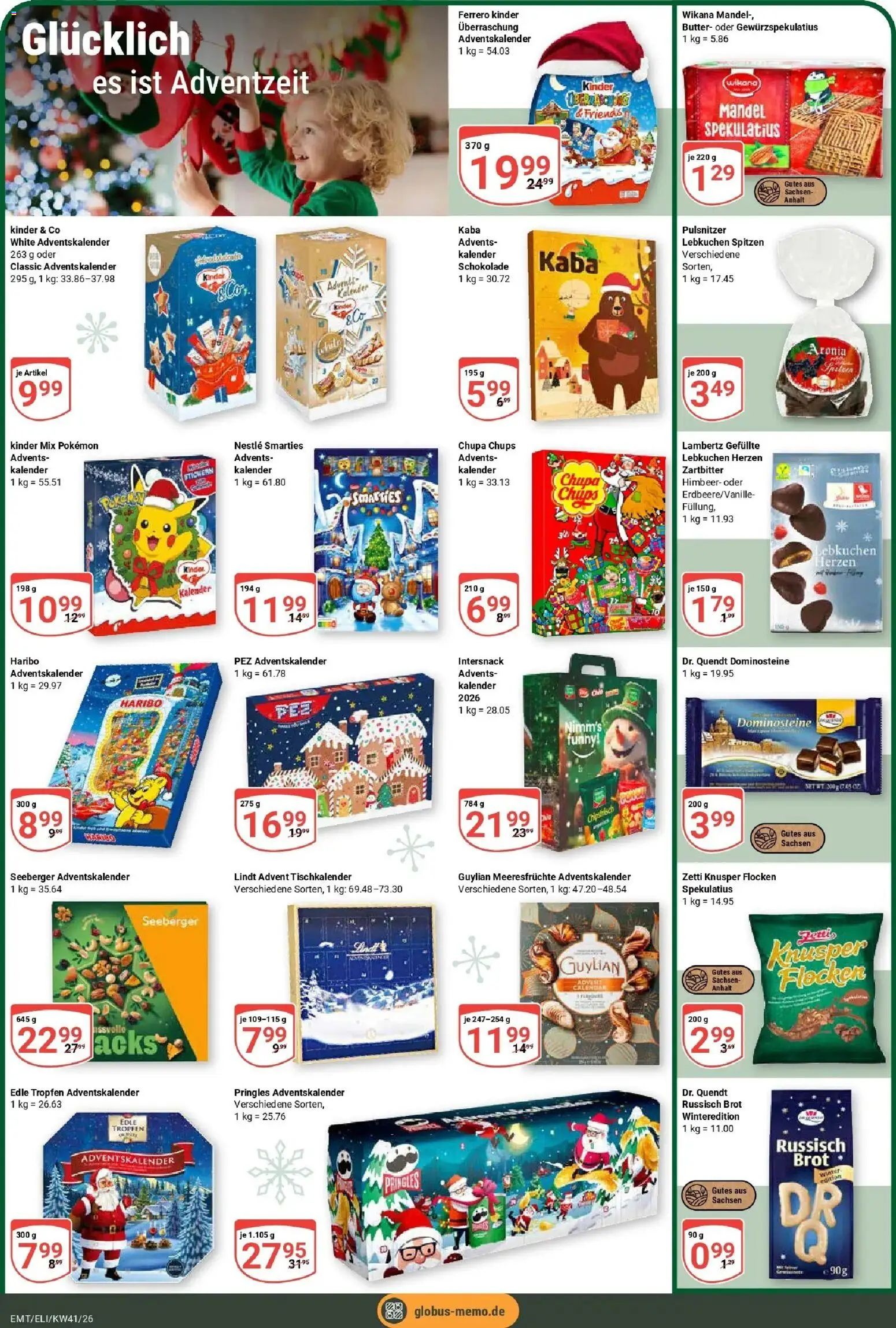 Globus Prospekt Mittelhausen (ab 05.10.2026) » Angebote online | Seite: 19 | Produkte: Butter, Schokolade, Smarties, Chips