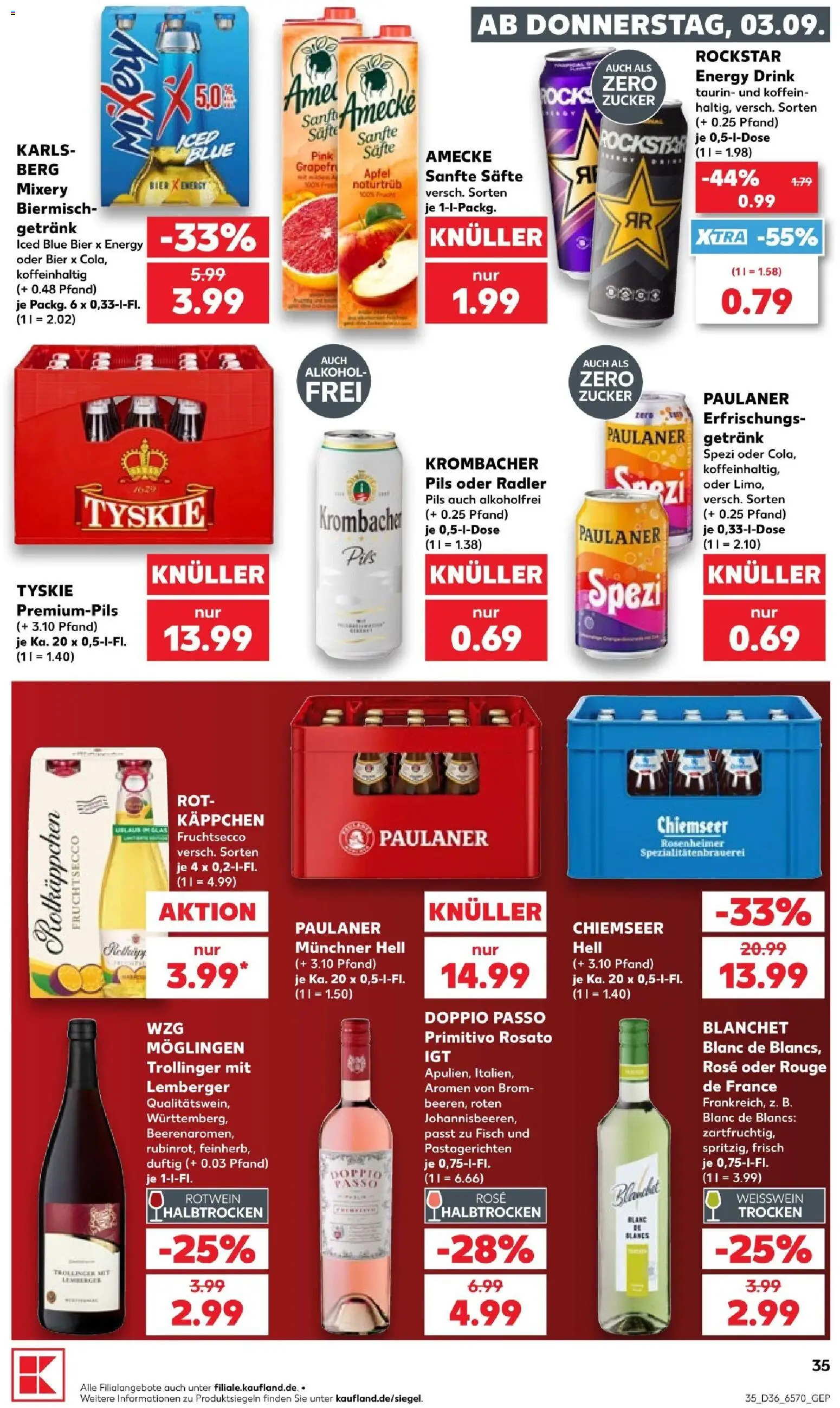 Kaufland Prospekt Speyer – gültig ab 03.09.2026 | Seite: 35 | Produkte: Nescafe, Toast, Milka, Magazin