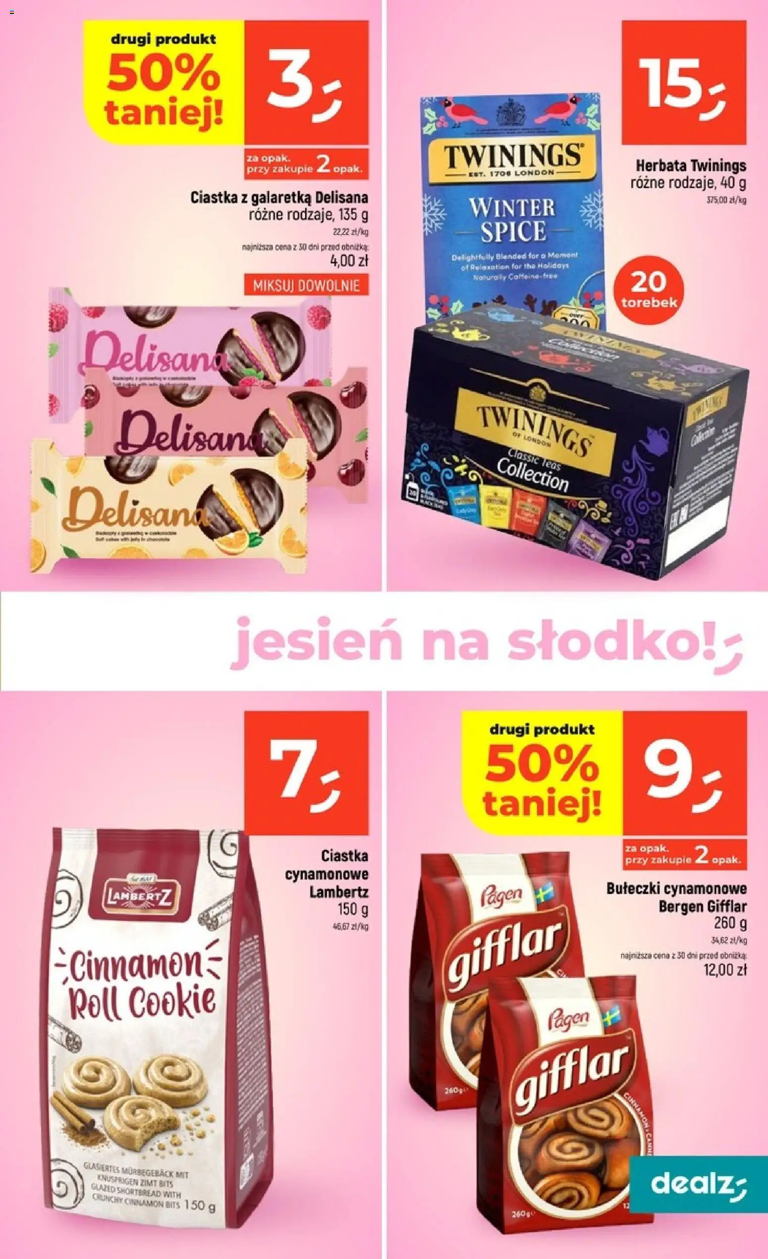 Dealz gazetka od 22.10.2026 | Strona: 23 | Produkty: Galaretka, Herbata Twinings, Herbata, Ciastka