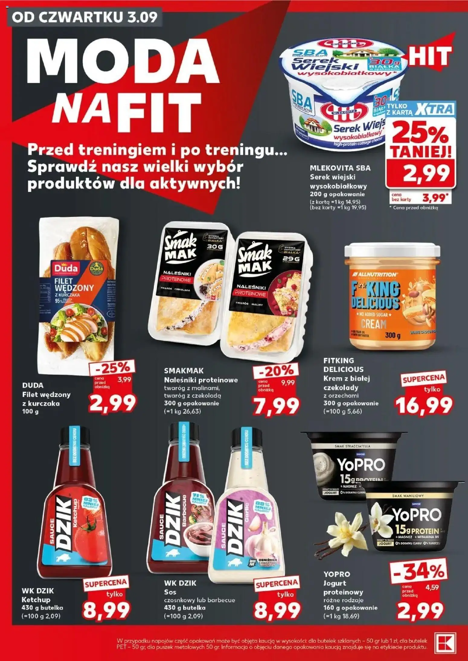 Kaufland gazetka - Super sobota od 05.09.2026 - od jutra PDF | Strona: 18 | Produkty: Jogurt proteinowy, Czekolady, Jogurt, Twaróg