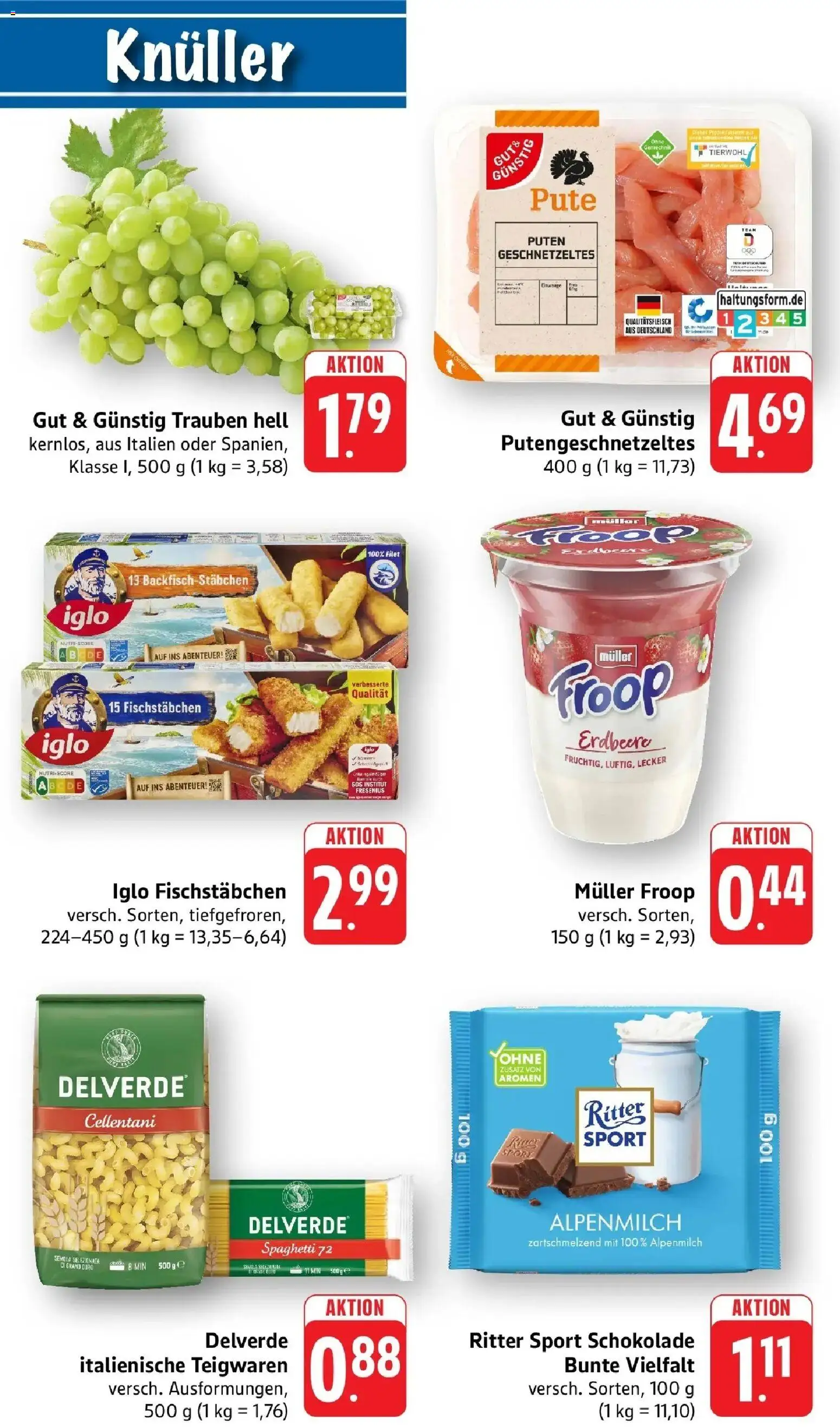 nah & gut Prospekt Sinsheim – gültig ab 13.07.2026 | Seite: 8 | Produkte: Pute, Schokolade, Iglo, Fischstabchen