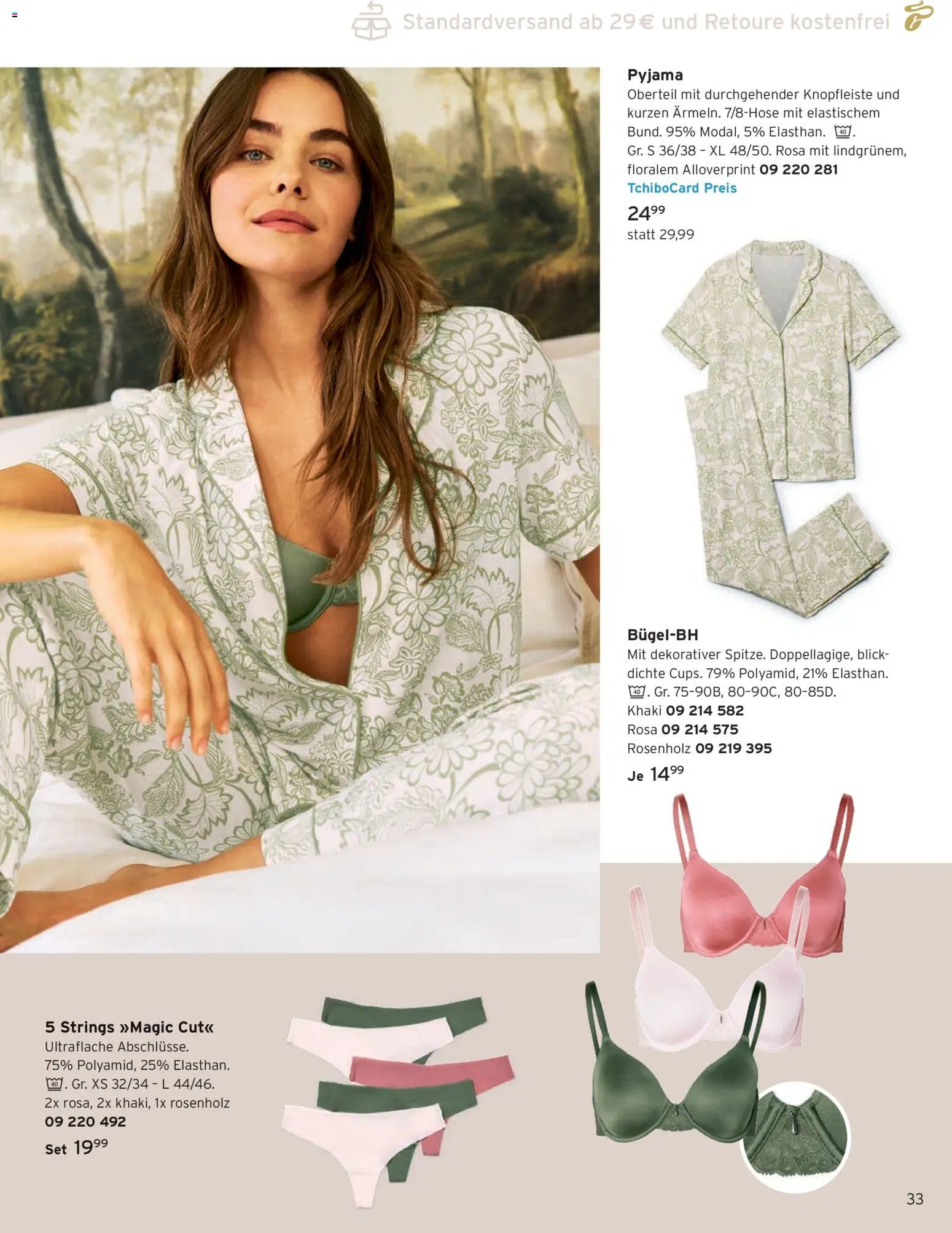 Angebote Tchibo – gültig ab 01.09.2026 | Seite: 33 | Produkte: Pyjama