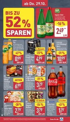 JACK'S FARM Wiener Schnitzel, Vom Kalb, aus der Oberschale geschnitten; paniert; 2 Stück; 360-g-Packung (kg = 19.42) ab 26.10.2026 gültig | Seite: 36