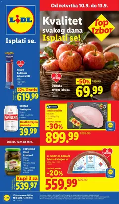 Lidl katalog - pregled Lidl kataloga - važi od 10.09.2026