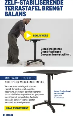 Makro folder - Horeca Magazine - Voorbeeld van een folder van Makro, geldig van 20-04-2026 | Pagina: 24 | Producten: Video, Gereedschap