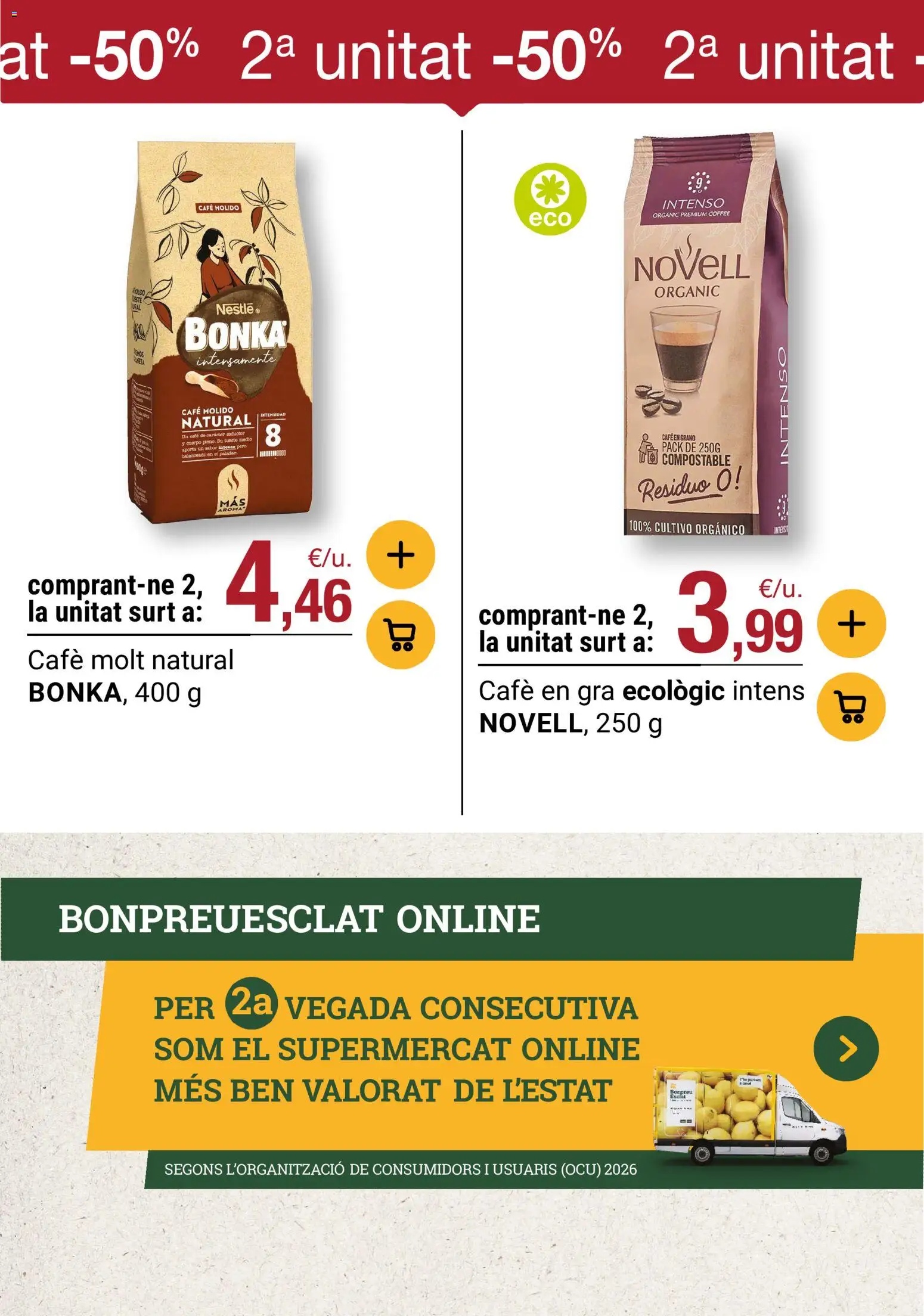 Bonpreu folleto │ válido desde el 30/06/2026 | Página: 18 | Productos: Café, Café molido, Café en grano