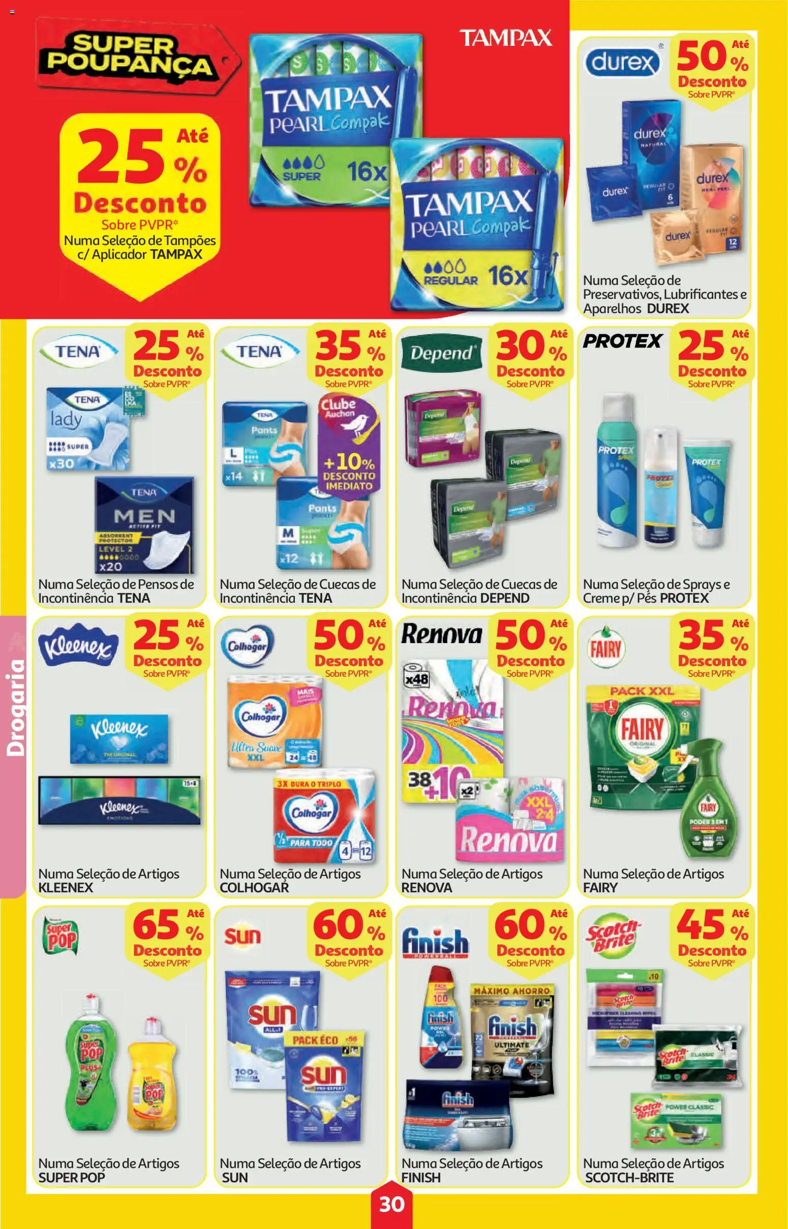 Auchan folheto │ válido de 21.05.2026 | Página: 30 | Produtos: Creme, Cuecas