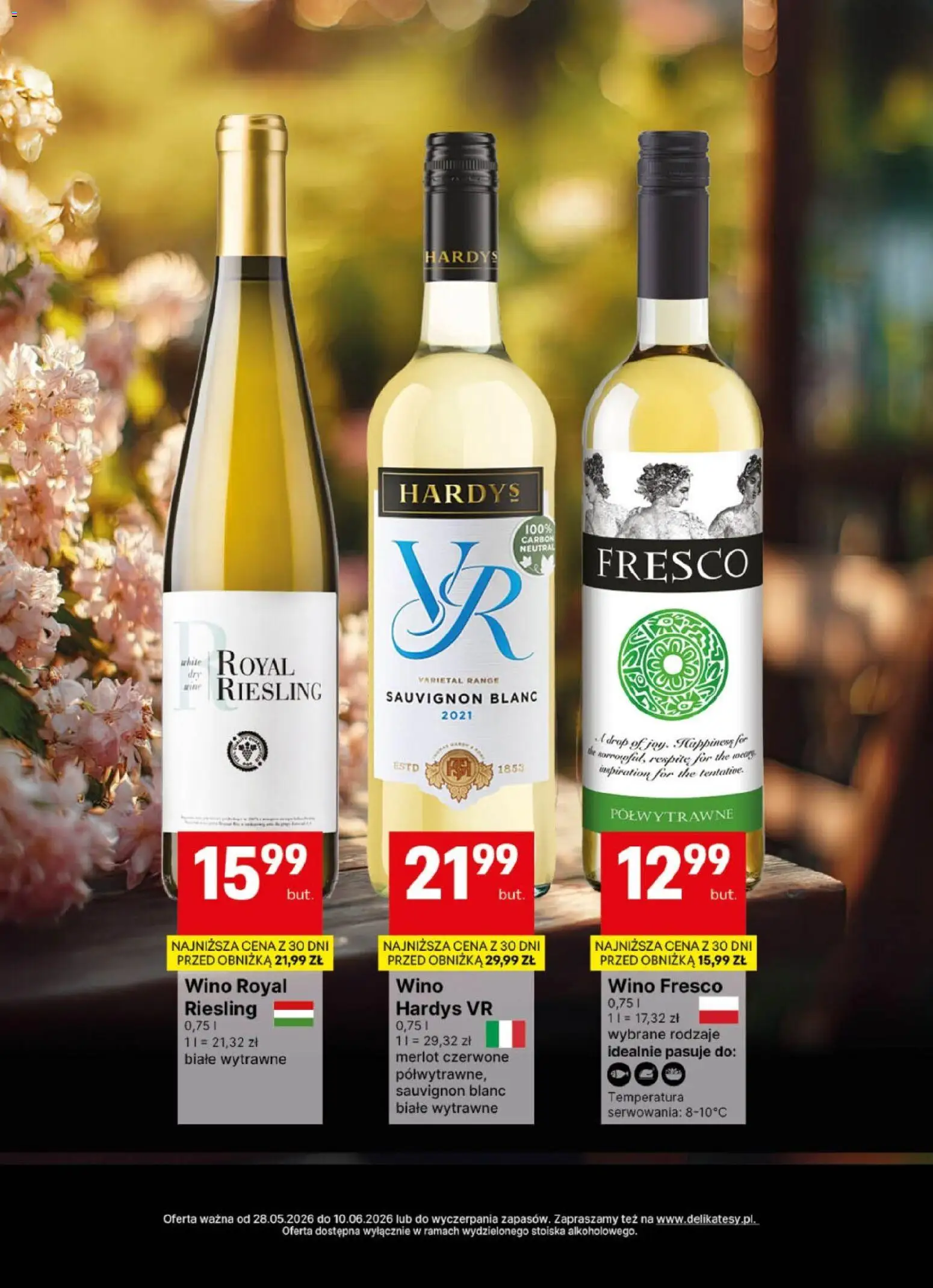 Delikatesy Centrum gazetka - DeliBarek od 28.05.2026 | Strona: 6 | Produkty: Riesling, Merlot, Wino, Fresco