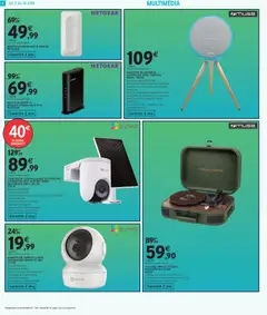 Intermarché - Prévisualisation de Intermarché - Notre sélection multimédia valide à partir de 09.06.2026 | Page: 6 | Produits: Enceinte bluetooth, Prise, Caméra, Camera de surveillance