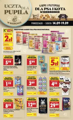 Pogląd oferty "Biedronka gazetka - Uczta dla pupila" - ważna od 14.09.2026