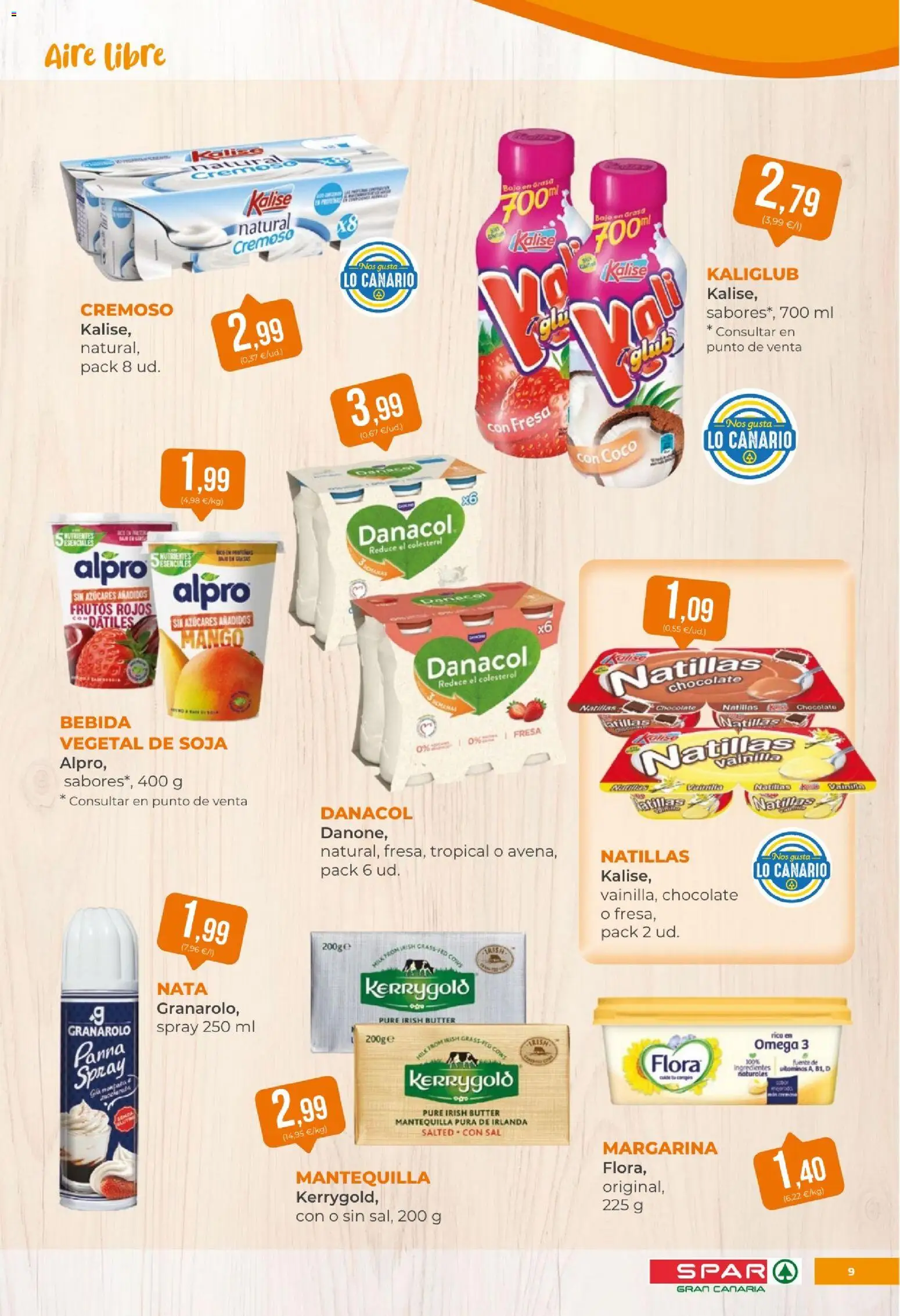 Spar folleto │ válido desde el 21/08/2026 | Página: 9 | Productos: Ingredientes, Mango, Sal, Mantequilla