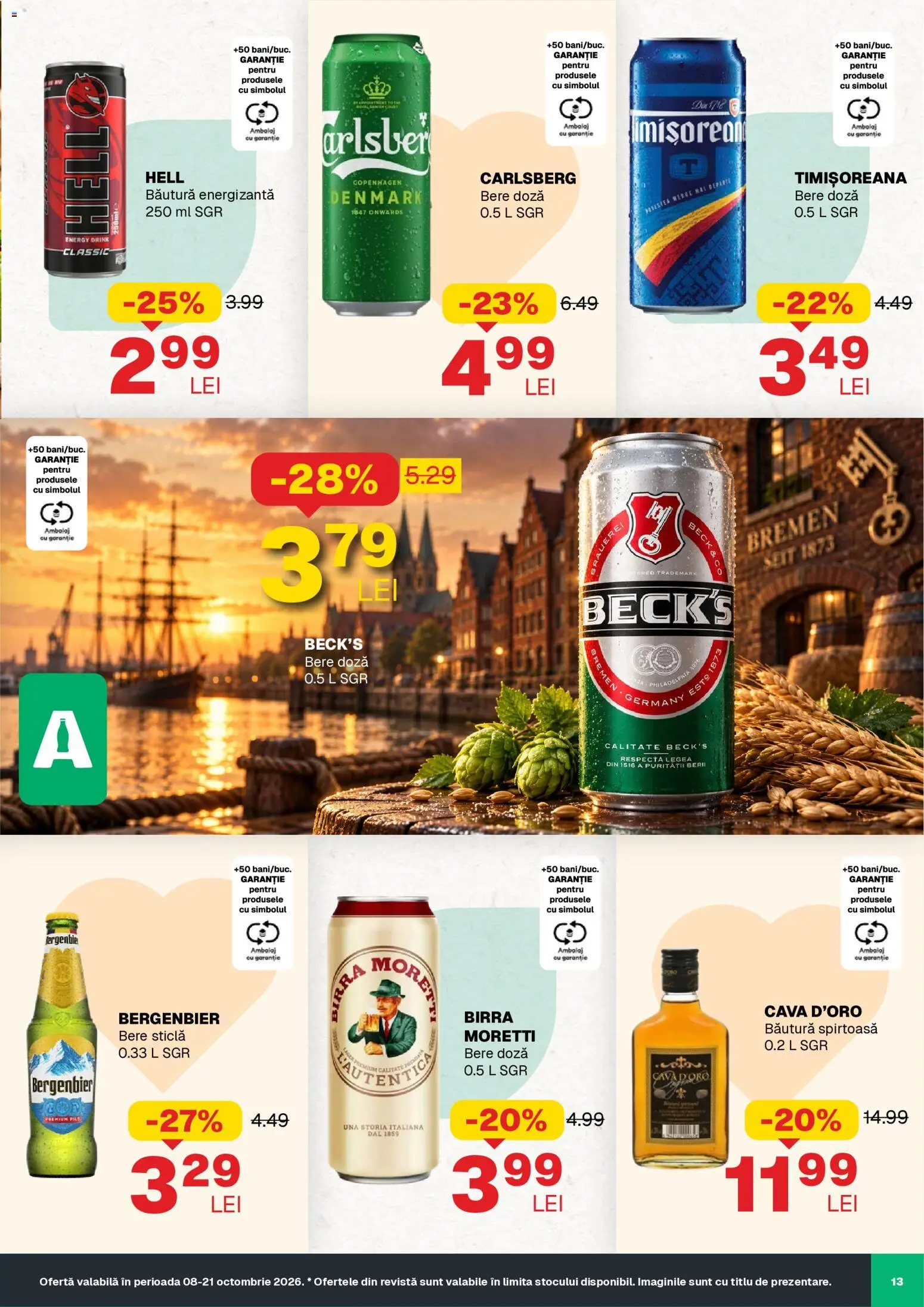 Noul catalog Annabella – valabil de la 08.10.2026 | Pagină: 13 | Produse: Premium, Bere, Băutură energizantă, Bergenbier