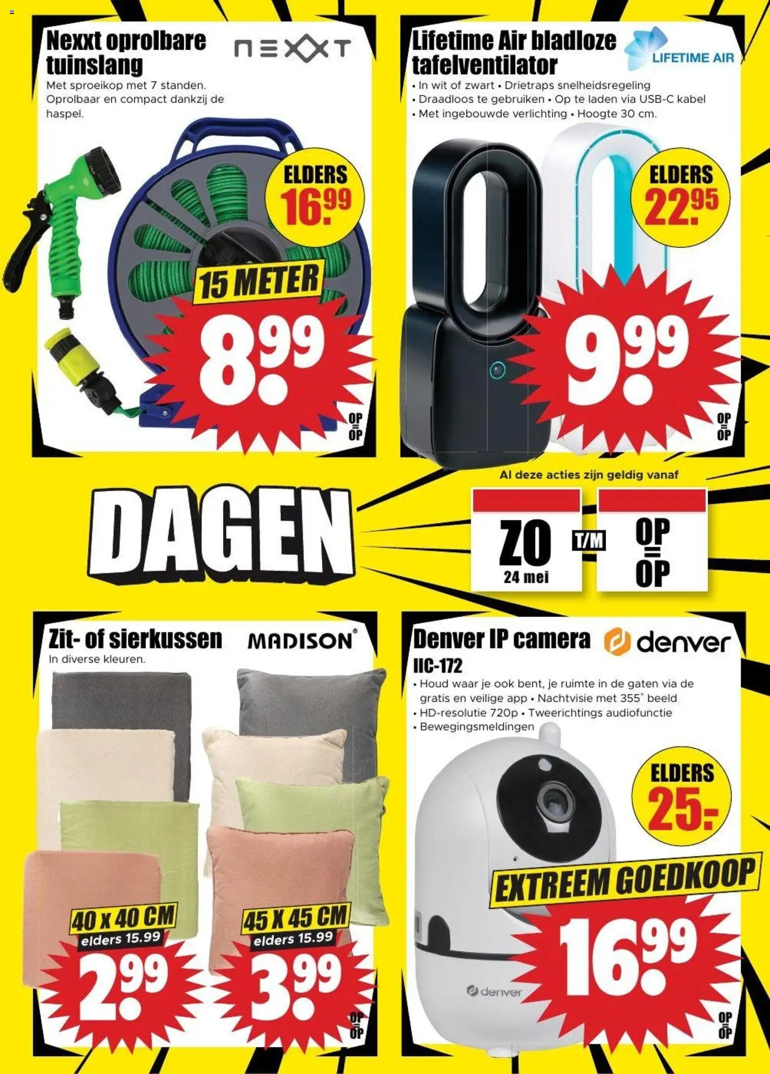 {H1} | Pagina: 23 | Producten: Tuinslang, Camera, Kabel, Verlichting