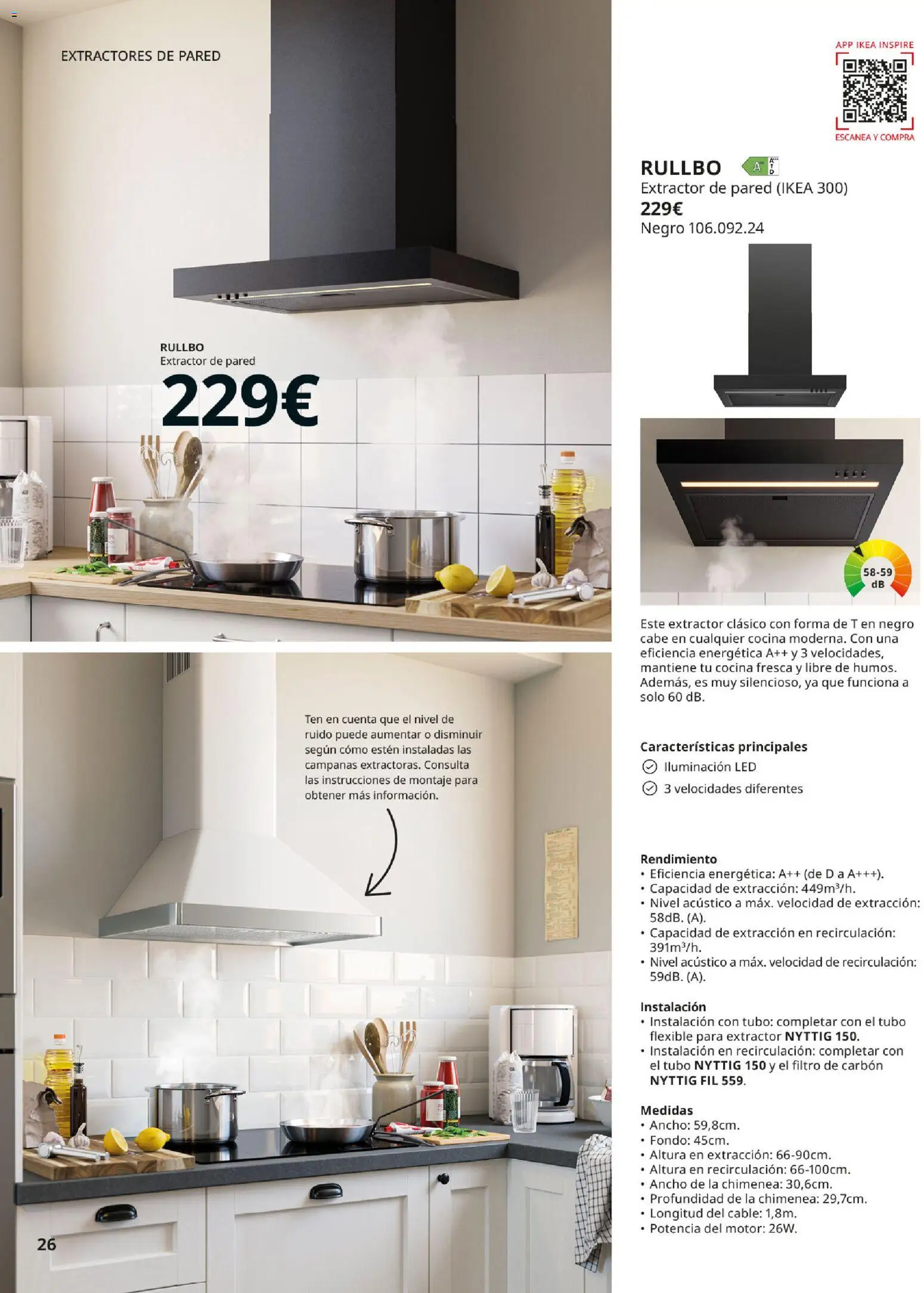 IKEA - Electrodomésticos │ válido desde el 01/09/2026 | Página: 26 | Productos: Cable, Cocina, Iluminación