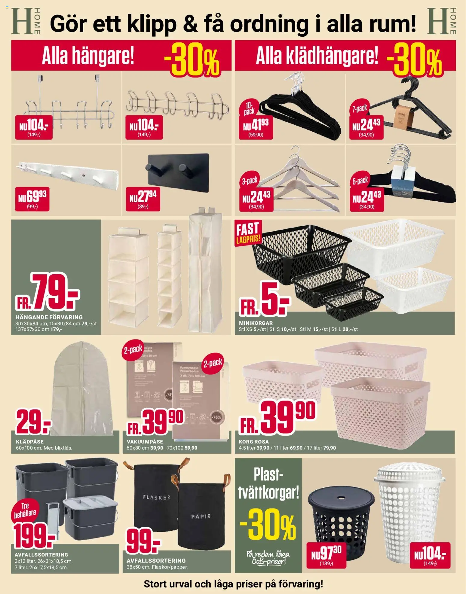 ÖoB reklamblad aktuell från 10/08/2026 | Sida: 7 | Produkter: Korg, Klädhängare